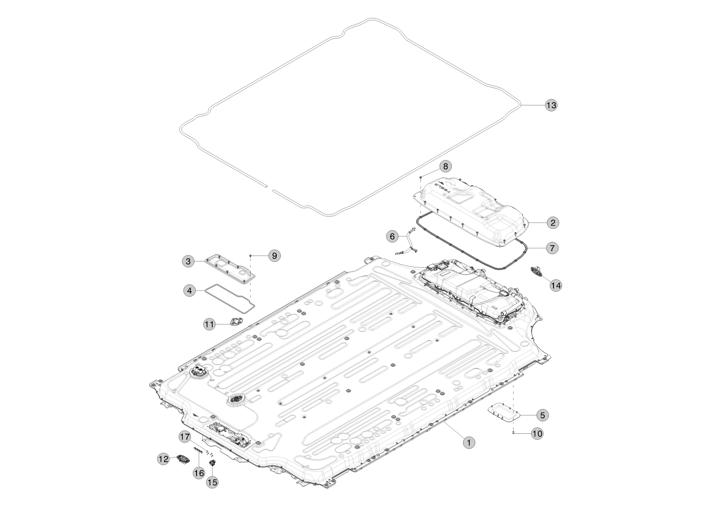 BOLT,PF,M4x10,STL[88],ZNNI,PIL (8 pcs.) – 1096312-00-B