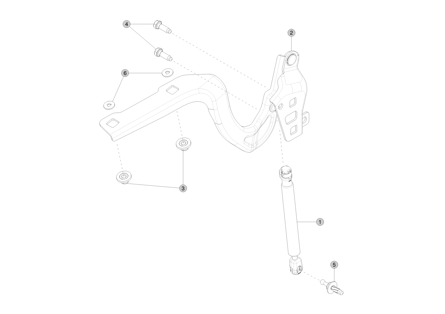 STRUT RETENTION CLIP SERVICE ONLY (1 pcs.) – 1538314-00-A
