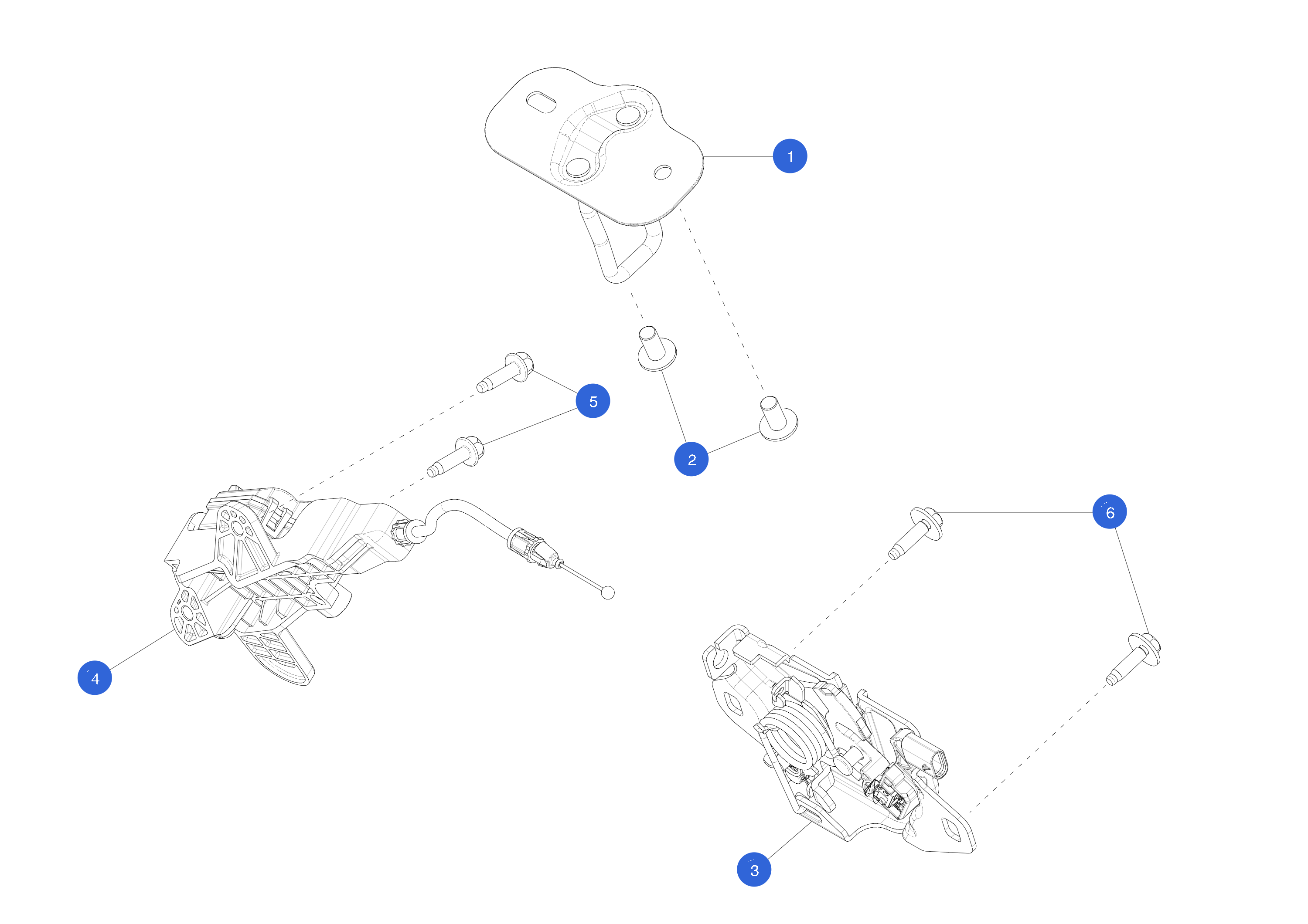 HOOD ACTUATOR AND CABLE ASSEMBLY (1 pcs.) – 1643071-00-A