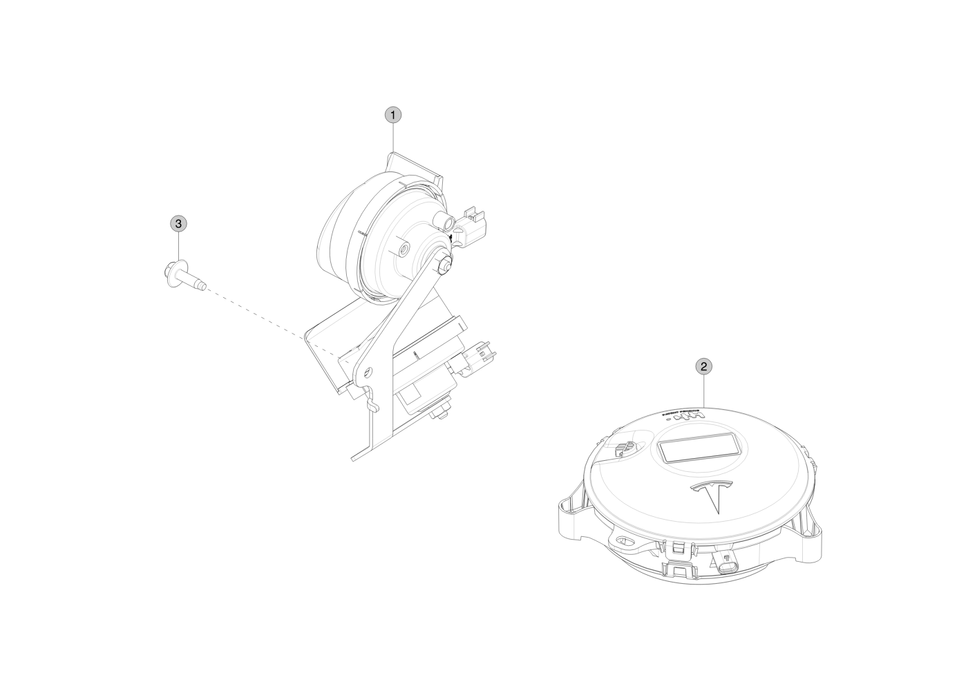 15.8V HORN ASSEMBLY (1 pcs.) – 1716494-00-A