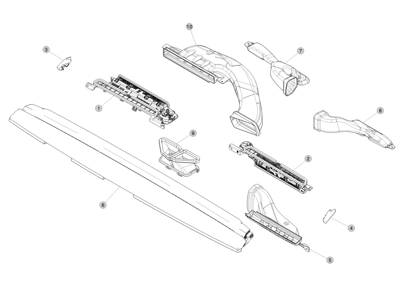 INSTRUMENT PANEL - AIR WAVE DUCT - RIGHT HAND – 1083389-00-E