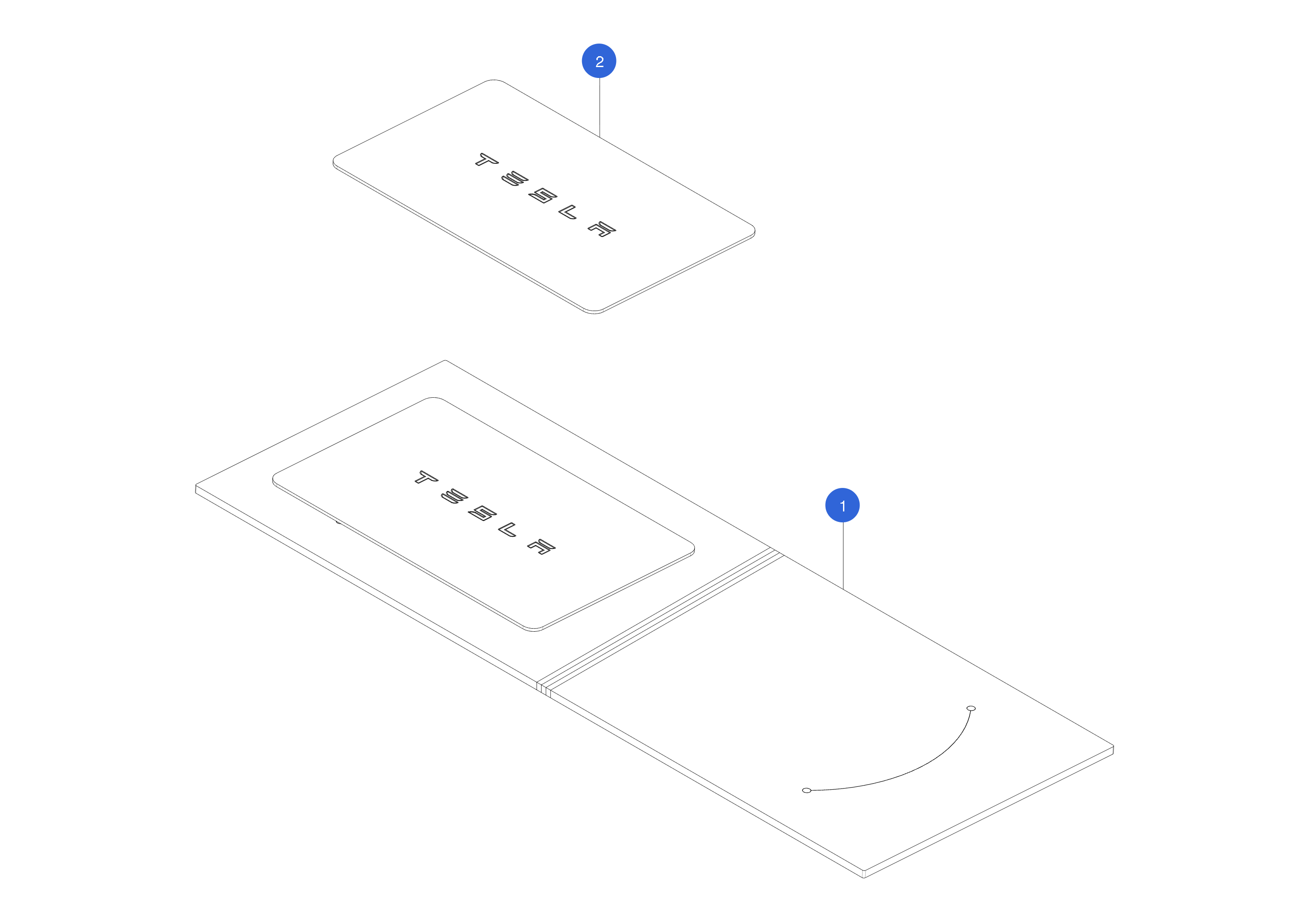 KEY CARD SLEEVE - NEAR FIELD CONNECTION (NFC) (1 pcs.) – 1131087-01-J