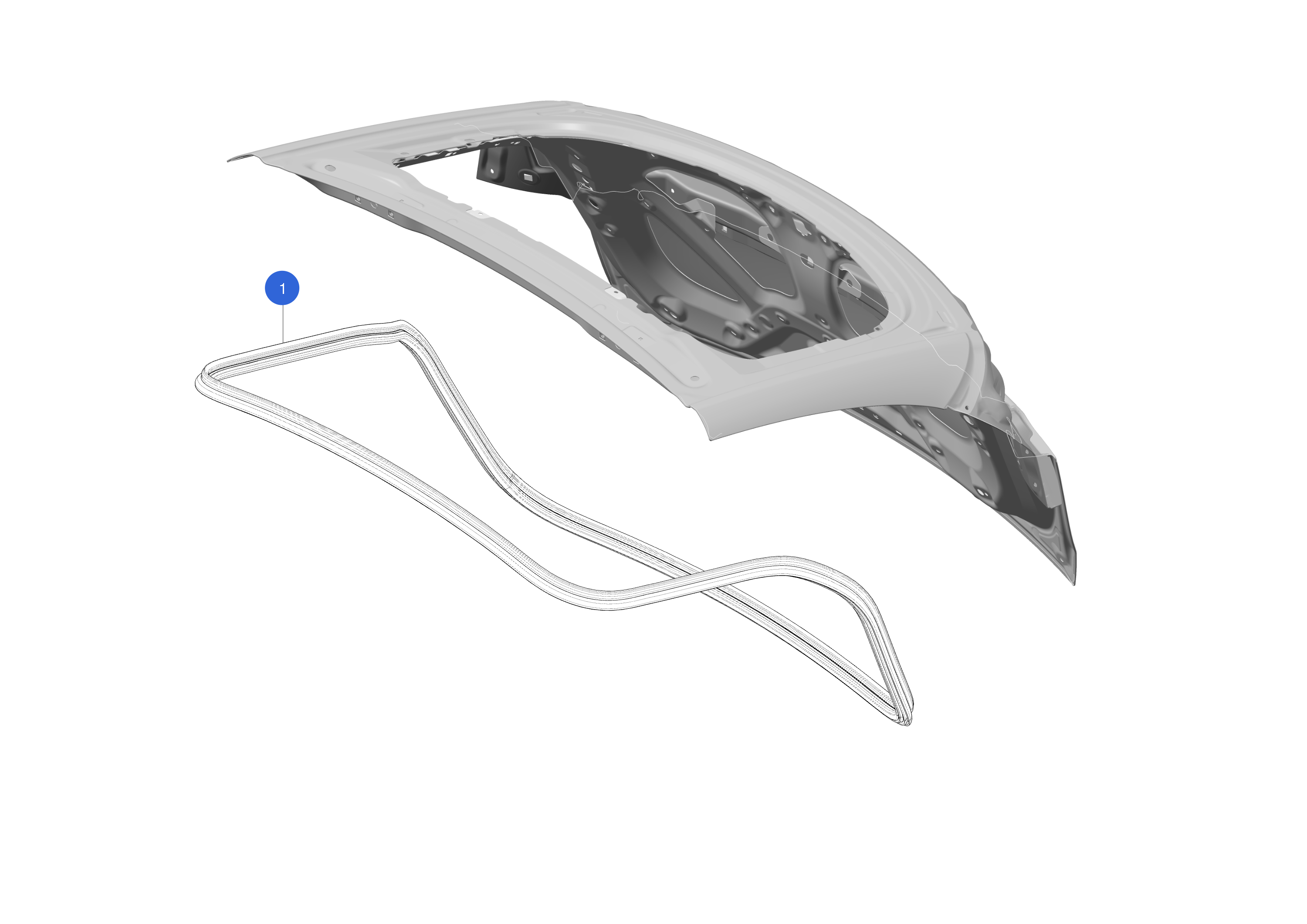 LIFTGATE SEAL – 1497681-00-B
