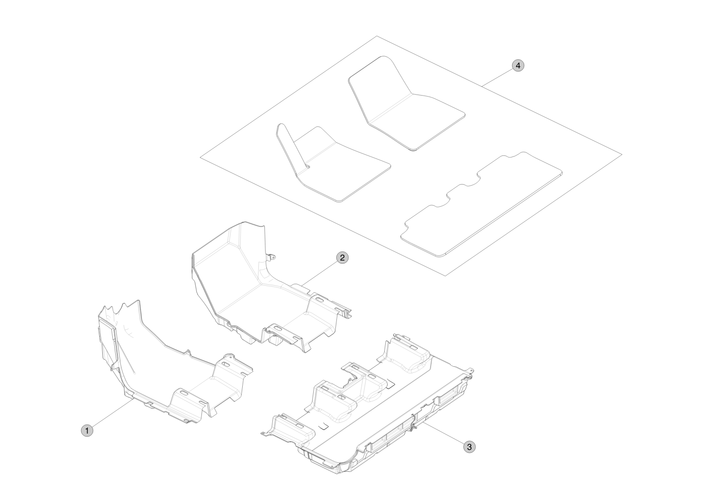 MAIN CARPET, ABSORBER – 1082971-00-E