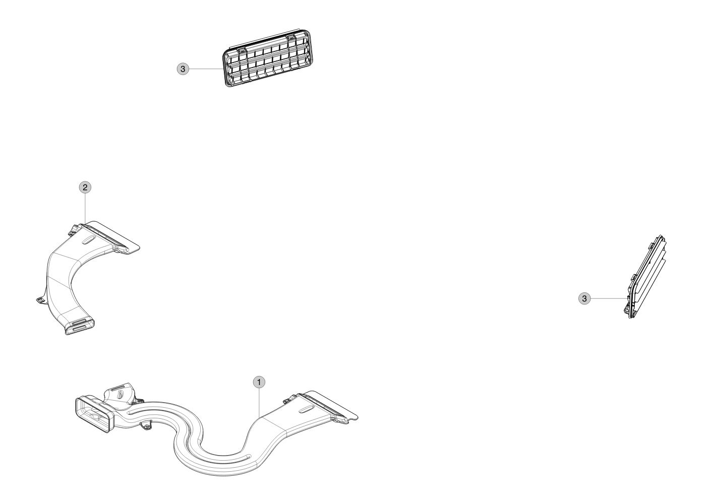 2ND ROW FLOOR DUCT- LEFT HAND – 1092163-00-A
