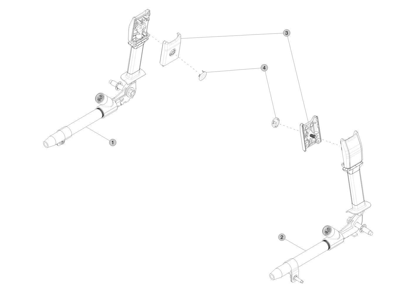 1ST ROW LAP PRETEN, BLK, LEFT SEAT MODEL S, RIGHT SEAT MODEL X (1 pcs.) – 1004532-05-F