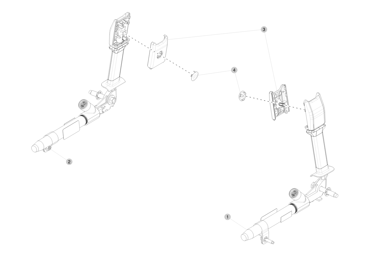 1ST ROW LAP PRETEN, BLK, RIGHT SEAT MODEL S, LEFT SEAT MODEL X (1 pcs.) – 1005265-05-F
