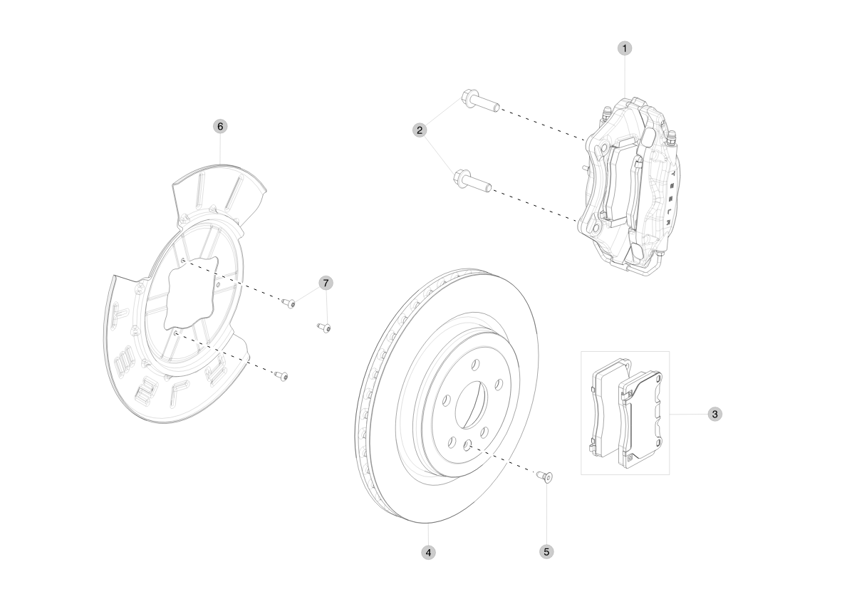 BOLT HF M12x1.75x45 8.8-ZnFl (4 pcs.) – 2007068-00-B