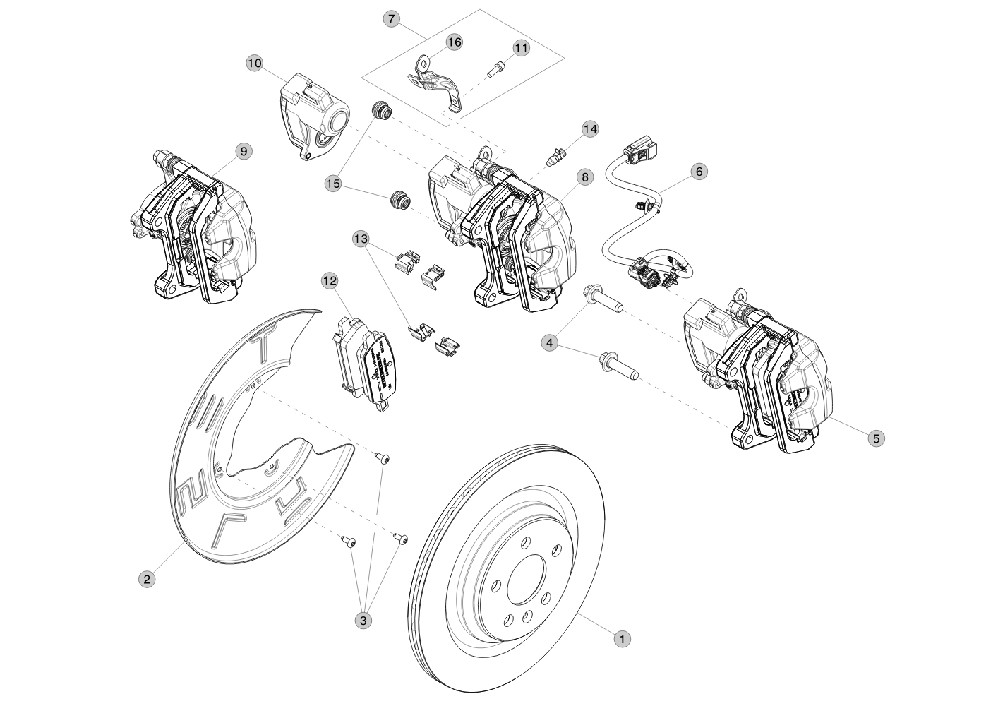 REAR BLEED SCREW KIT - SPORT – 8008262-00-A