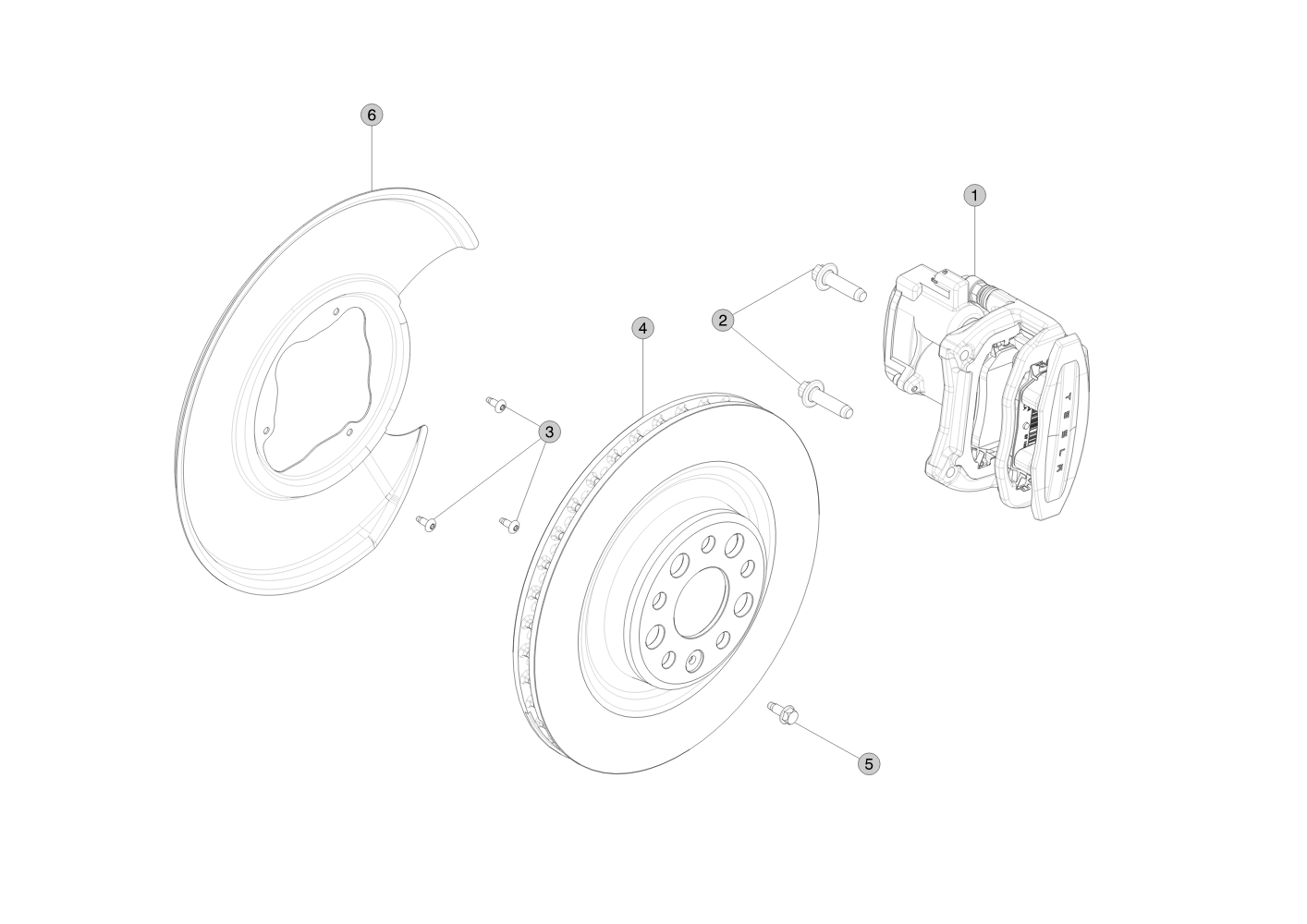 BOLT - HF - M6-1X16 - [58] - SMAT (6 pcs.) – 1508733-00-A