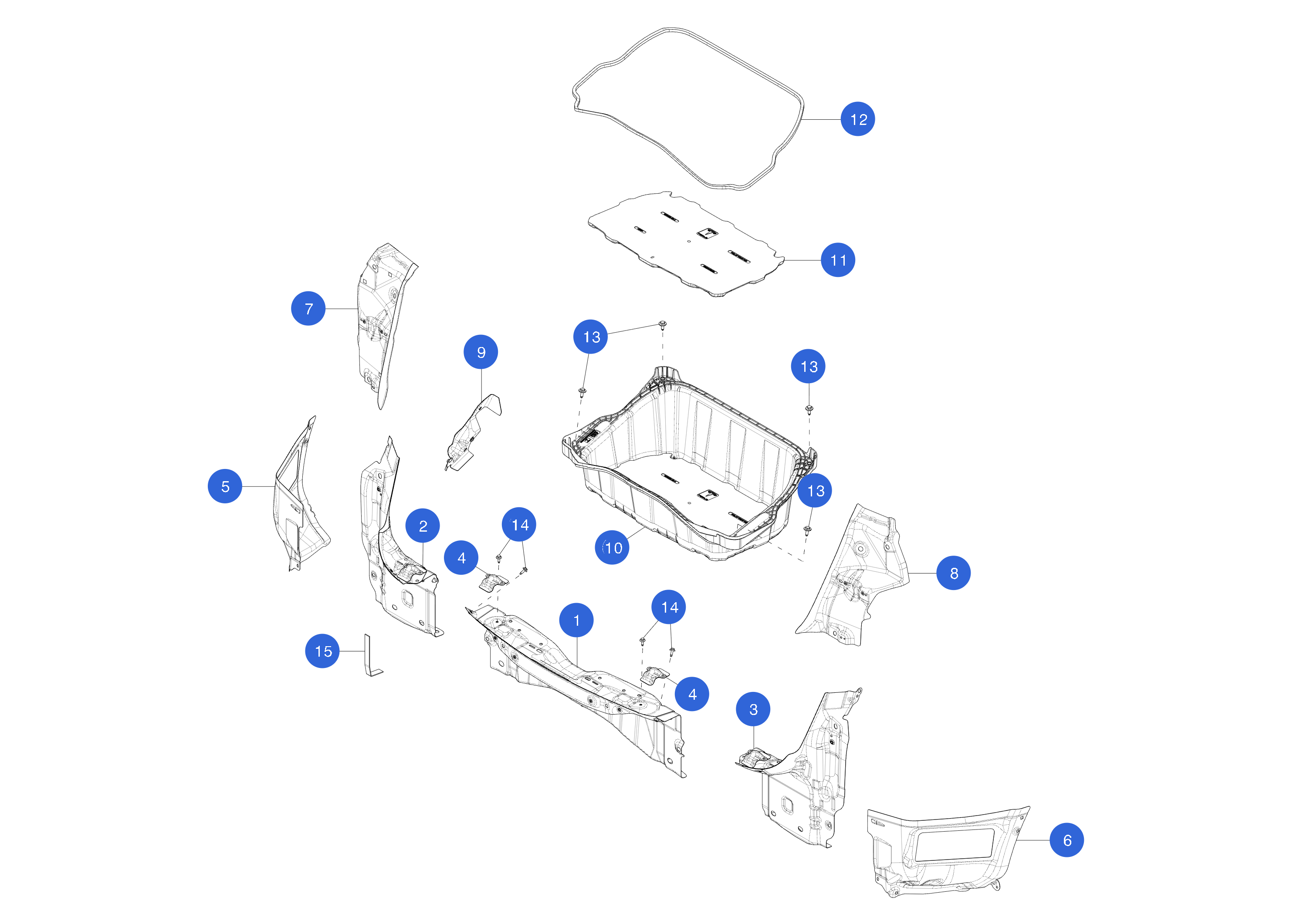 ASSEMBLY - BODYSIDE OUTER LOWER EXTENSION - LEFT HAND – 1510098-SD-H