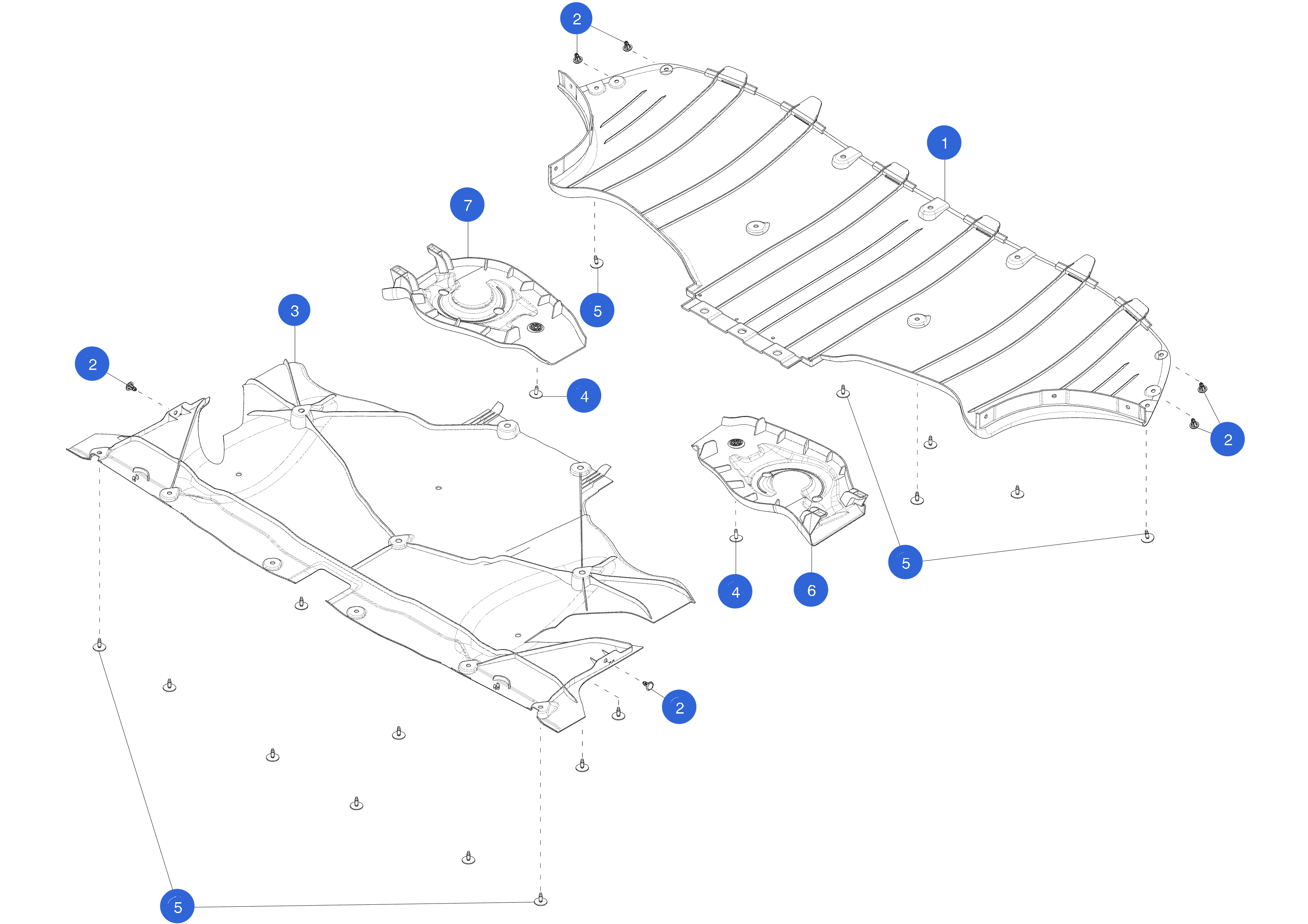 DIFFUSER REAR FASCIA (1 pcs.) 1 – 1638051-00-B
