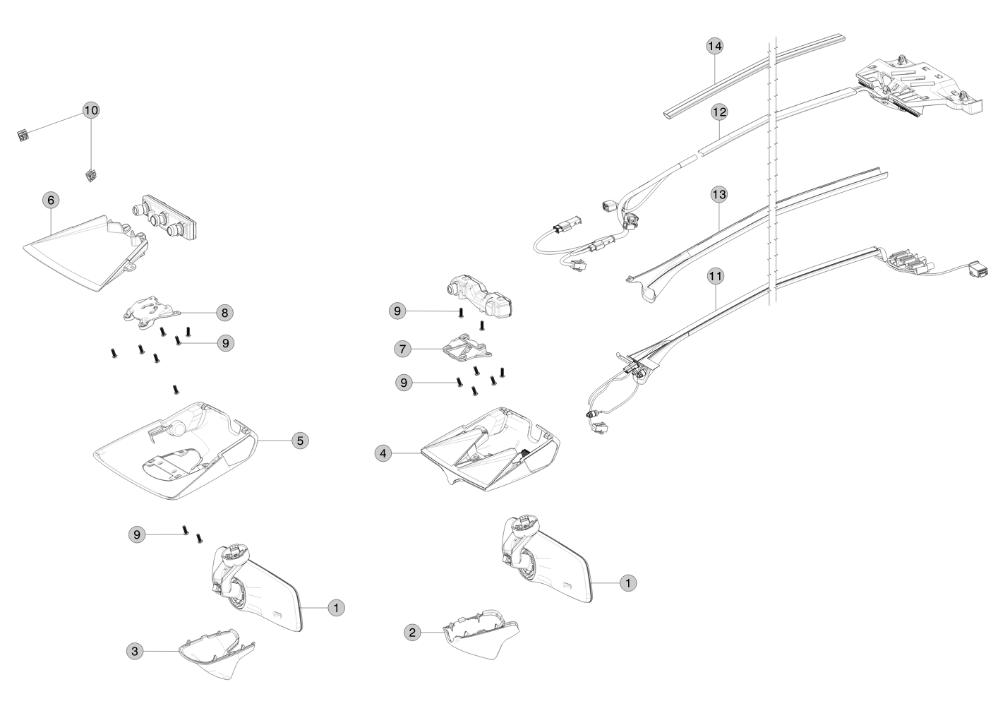 10MM,0.5 X M3,MACHINE SCREW (4 pcs.) – 1011417-00-B