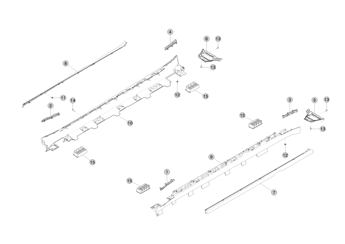 SCREW HEX HEAD M6X20 ZNAL (50 pcs.) – 1010261-00-A