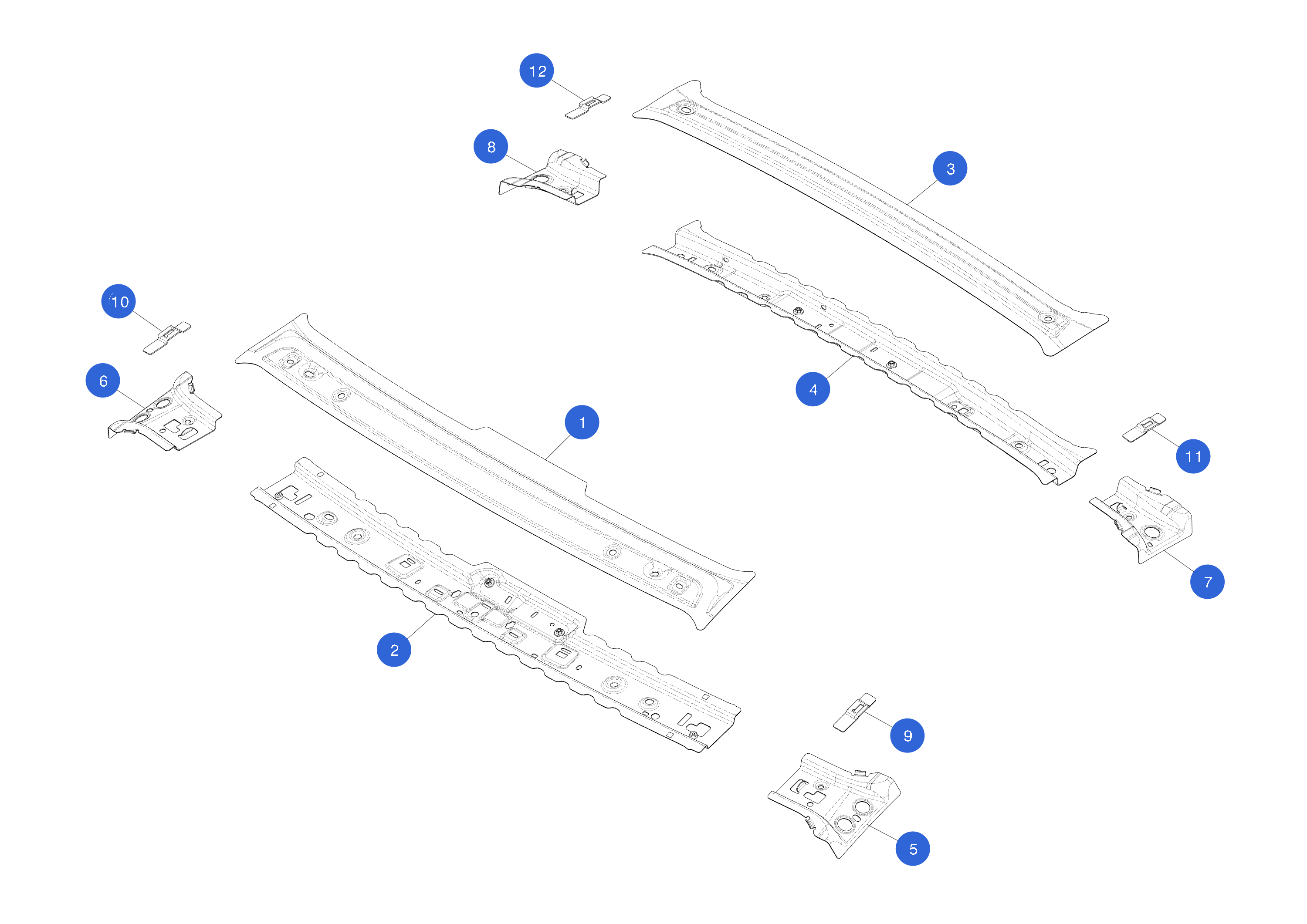 PANEL - REAR HEADER CONNECTOR - LEFT HAND – 1810773-SC-A