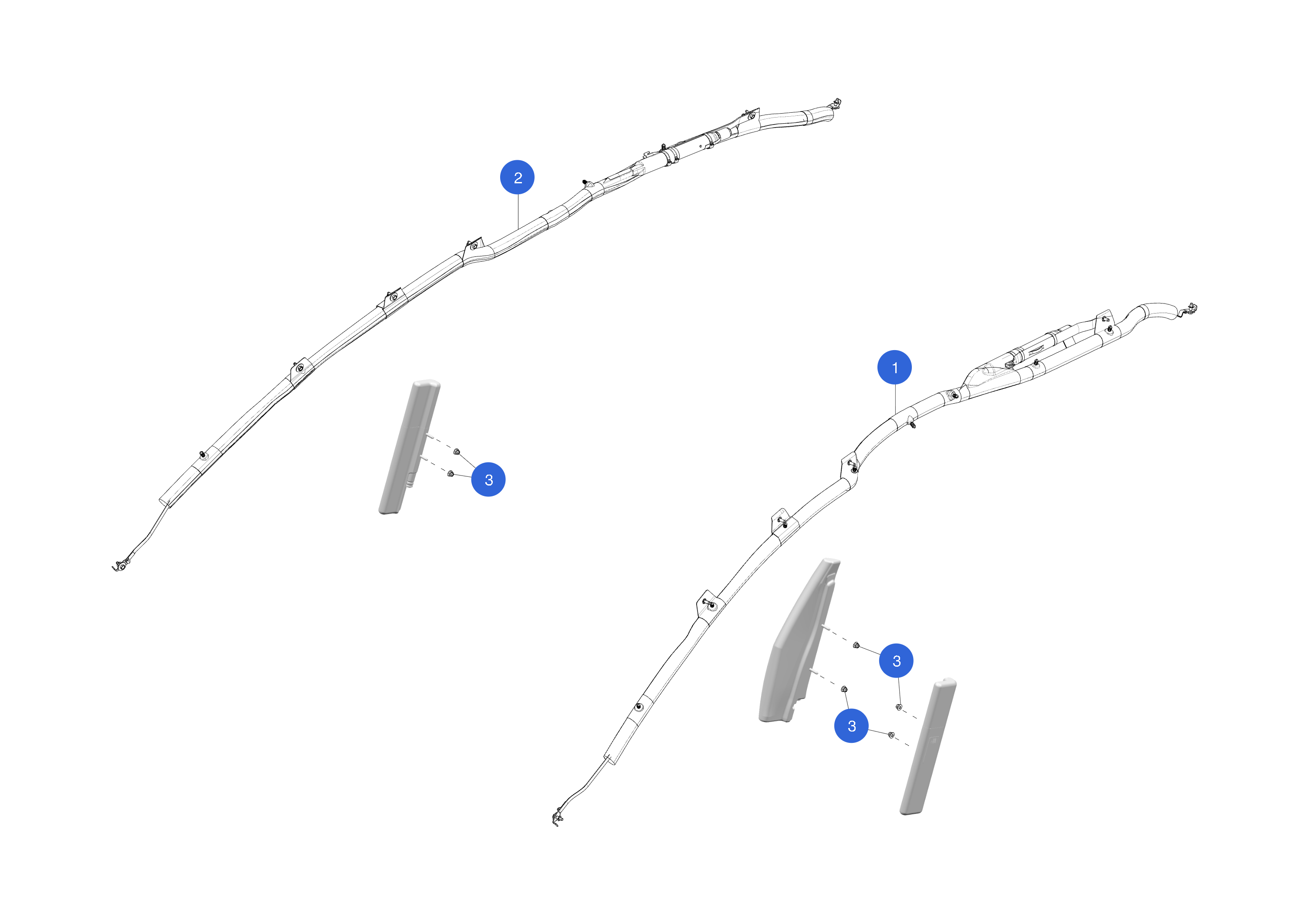 CURTAIN AIRBAG - LEFT HAND – 1991965-EU-F