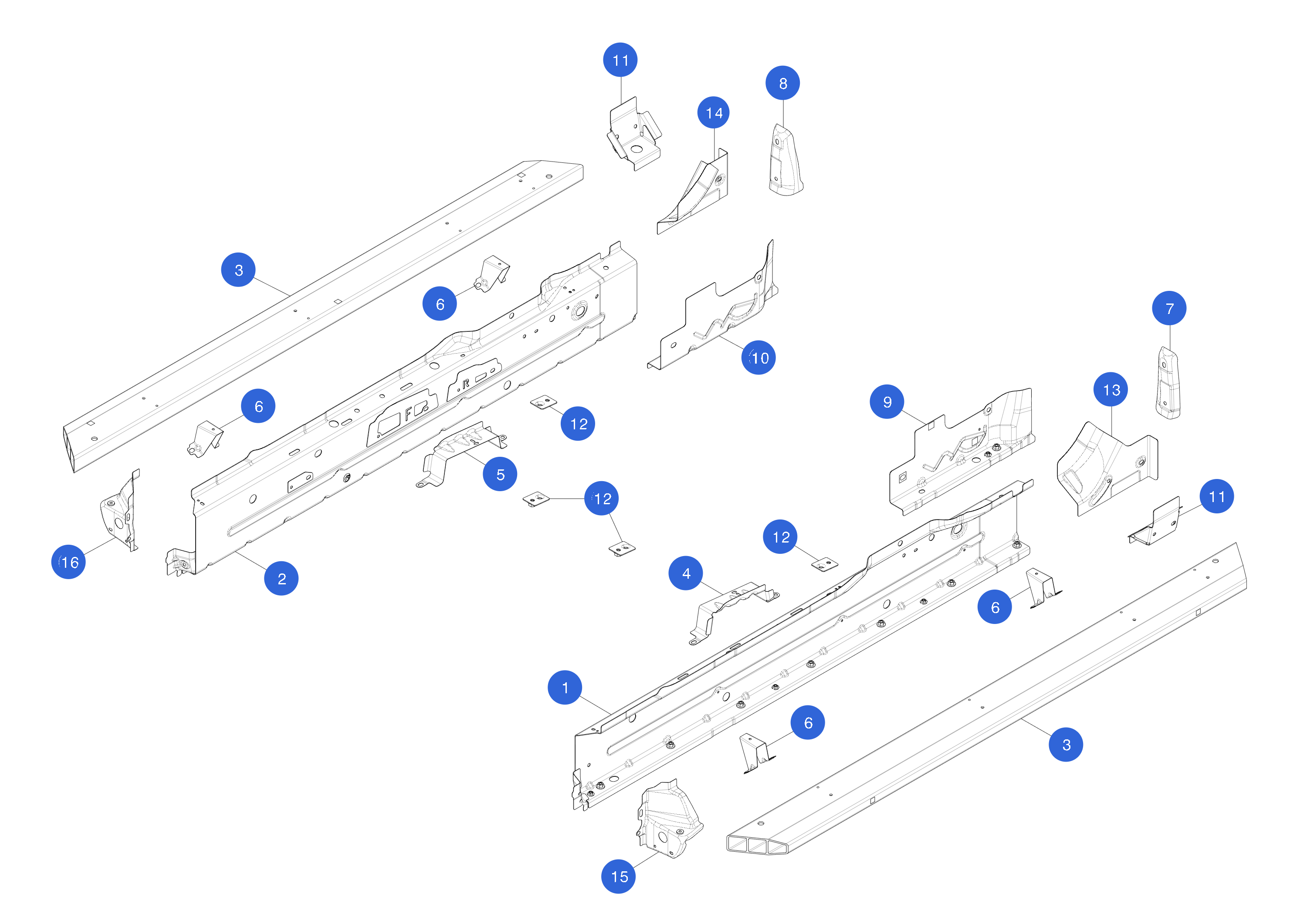 ASSEMBLY - SIDE SILL INNER - LEFT HAND – 1798951-SC-E