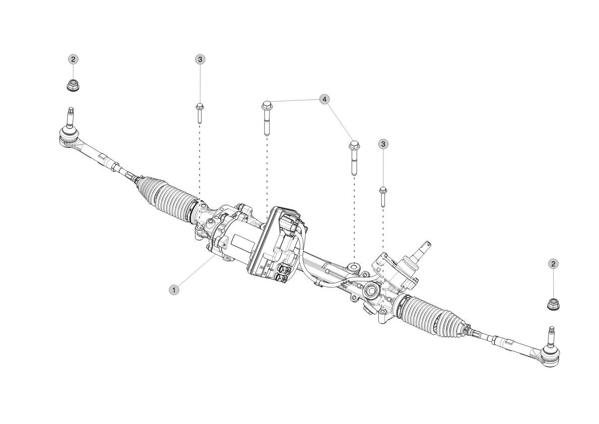 STEERING I-SHAFT LINK UPPER (1 pcs.) – 1027827-00-A
