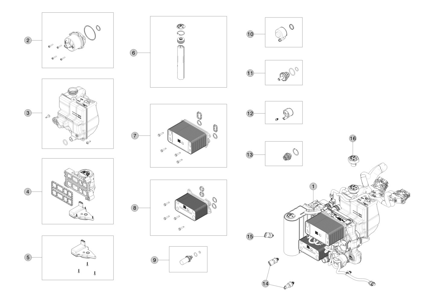 PRESSURE TEMPERATURE SENSOR - HIGH PRESSURE (1 pcs.) – 1581610-00-B