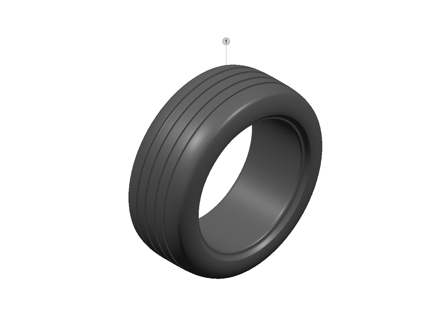 TIRE - HANKOOK 235/55ZR18 104W – 2188299-00-A