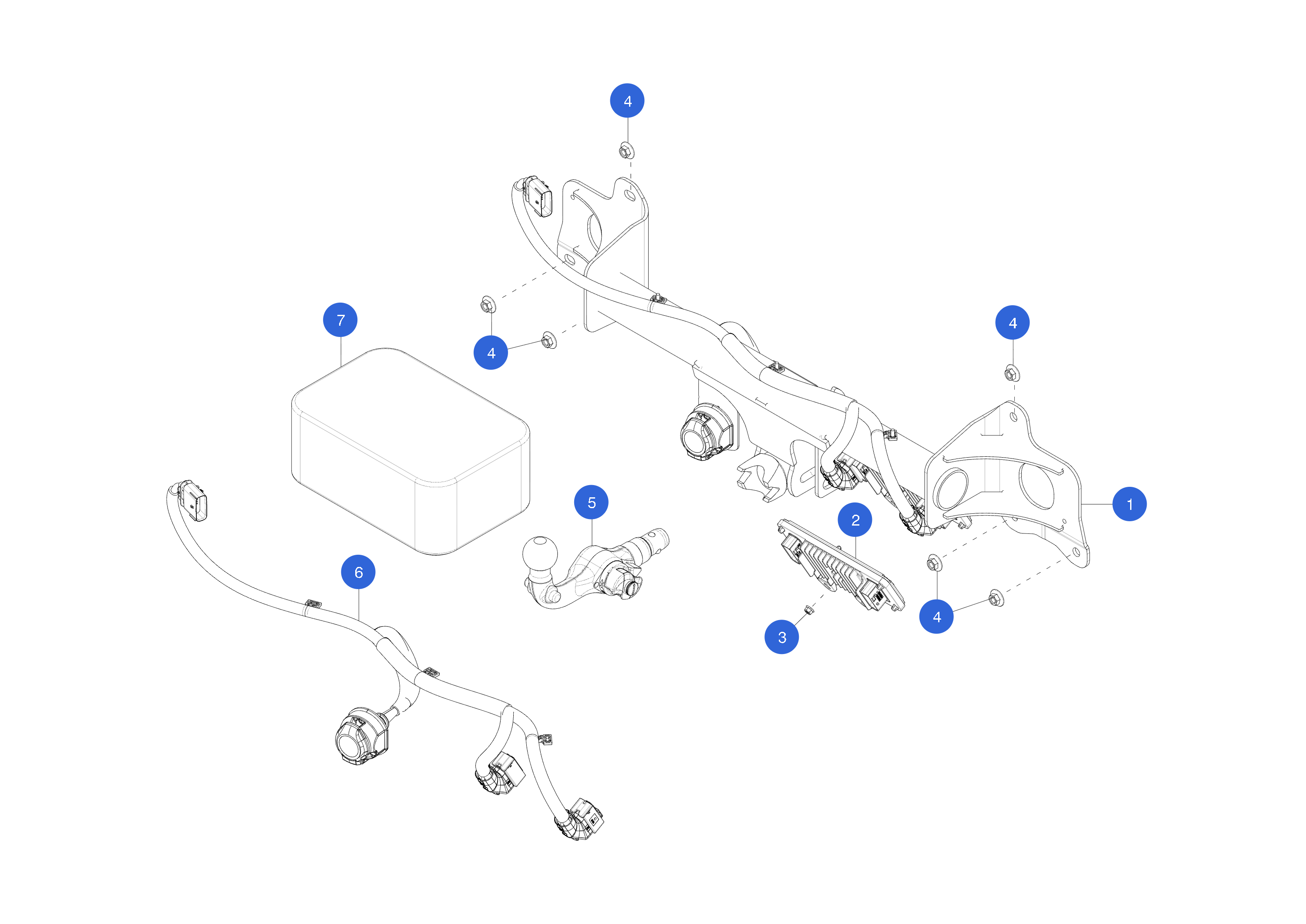 ASSEMBLY - HARNESS TRAILER JUMPER – 2534249-01-B