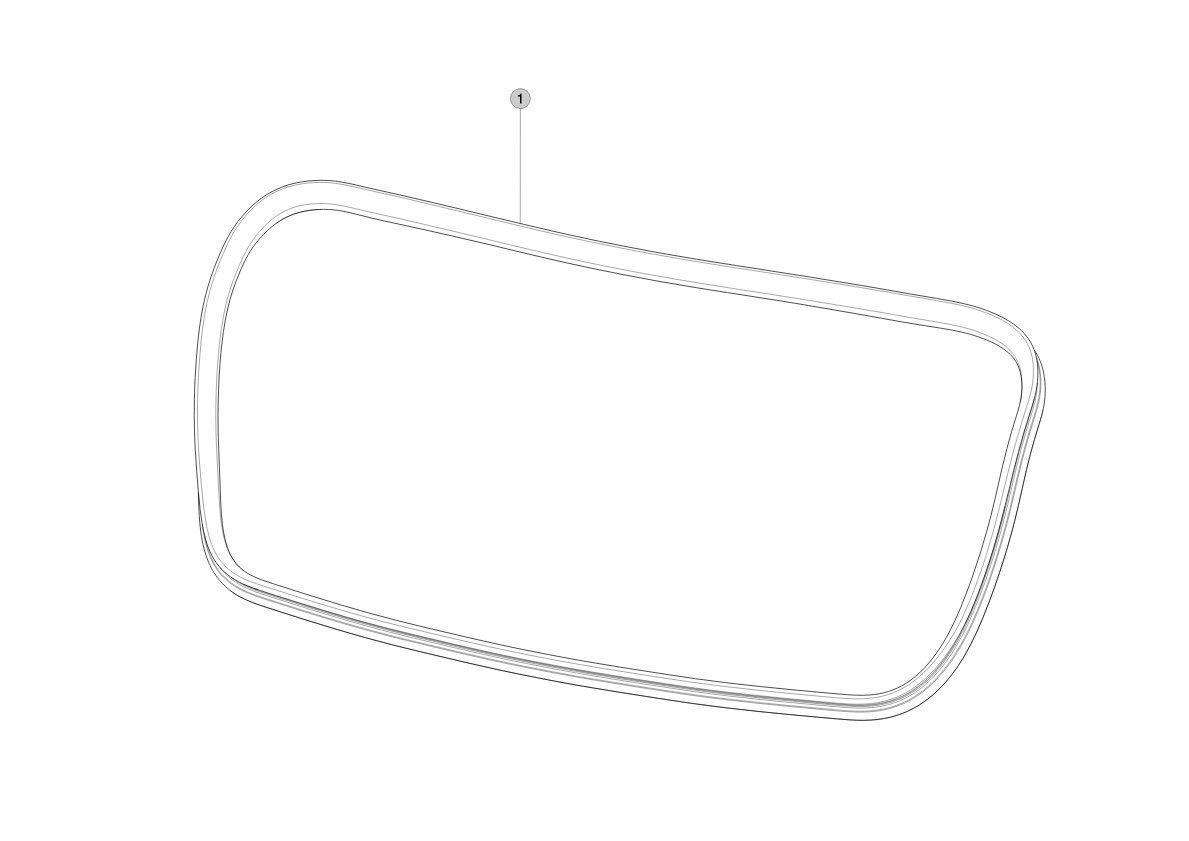 SEALS - TRUNK - DECKLID – 1091069-00-E