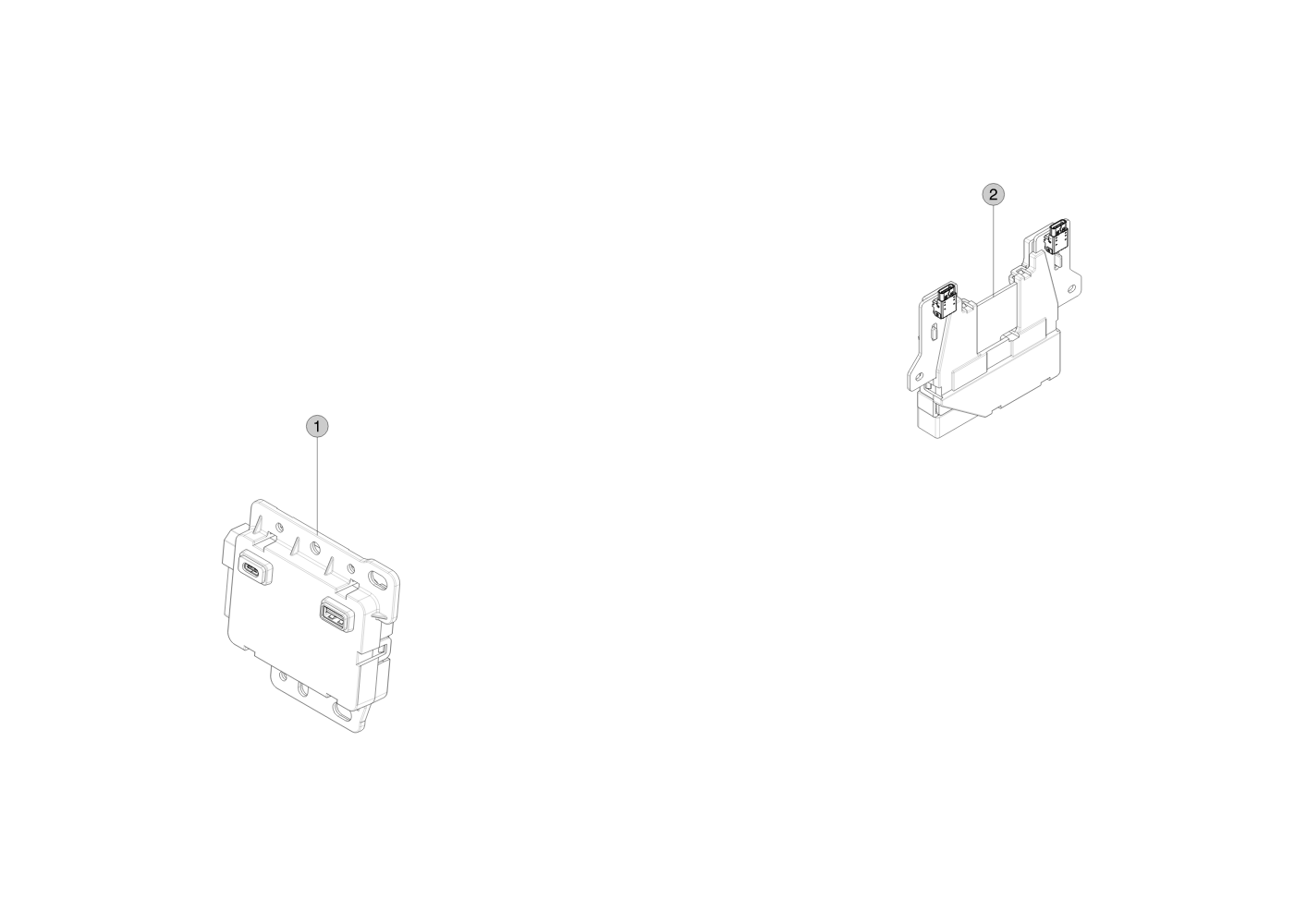 MY USB HUB REAR-27W (1 pcs.) – 1546129-00-D