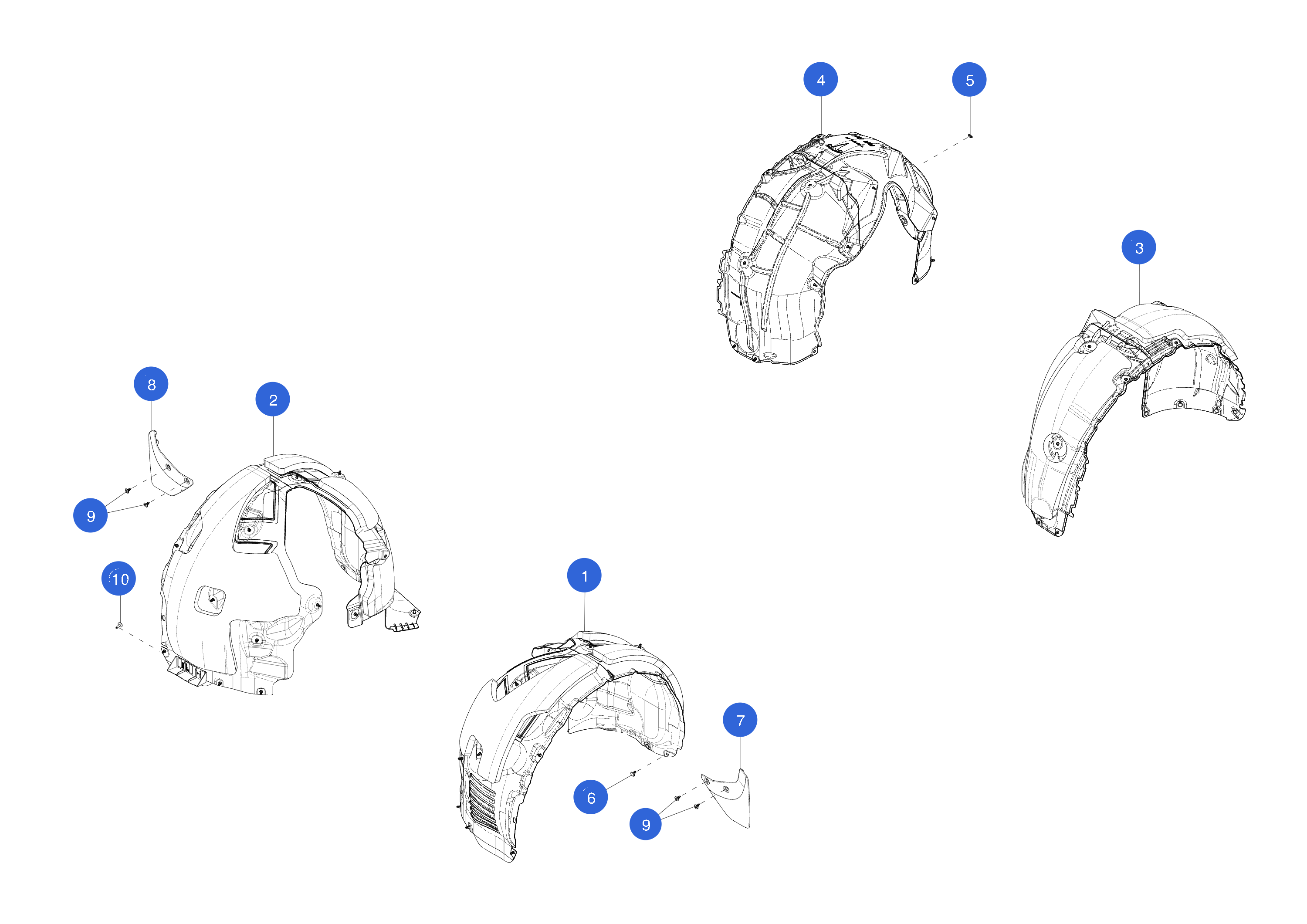 MUD FLAP - RIGHT HAND (1 pcs.) – 1628006-00-A