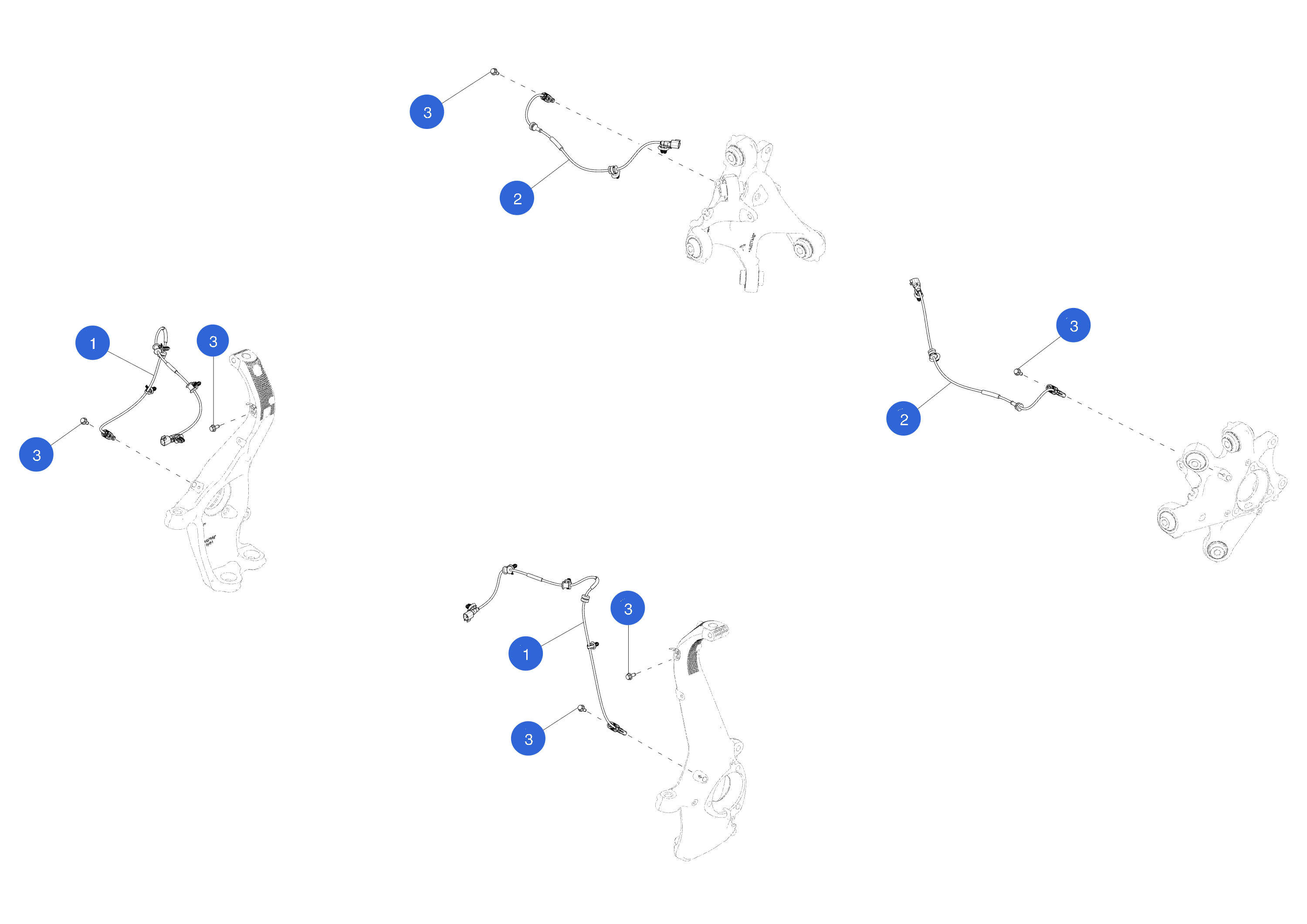 FRONT WHEEL SPEED SENSOR (2 pcs.) – 1188761-00-A