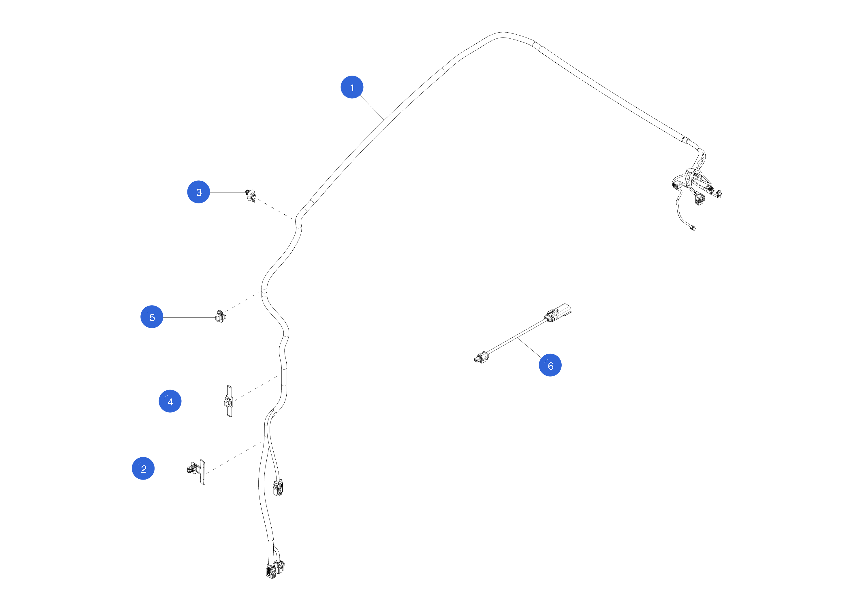 HARNESS ASSEMBLY - GCL WINDSHIELD - RETROFIT JUMPER (1 pcs.) – 1782285-00-A