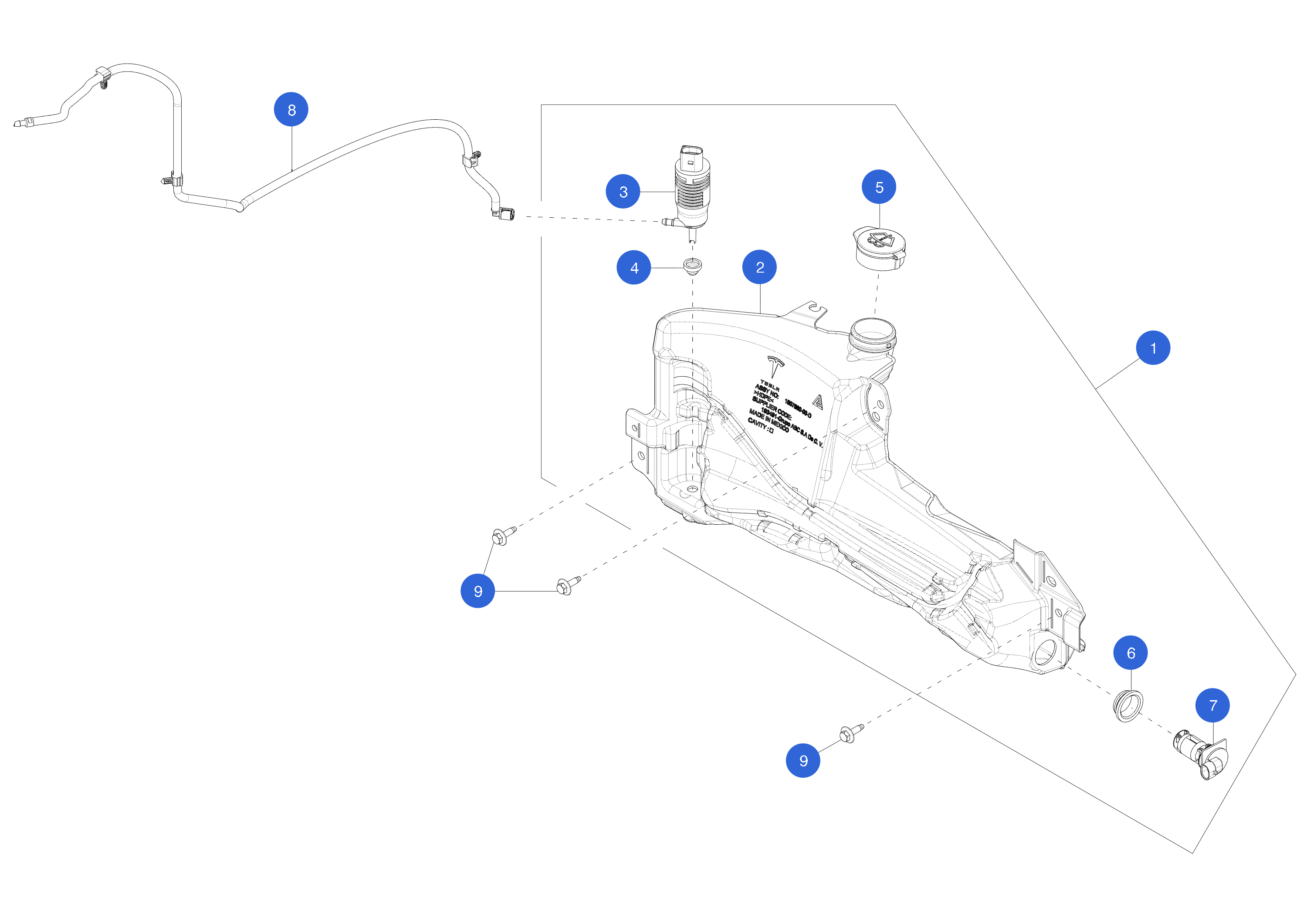 WASHER PUMP – 1739246-00-B