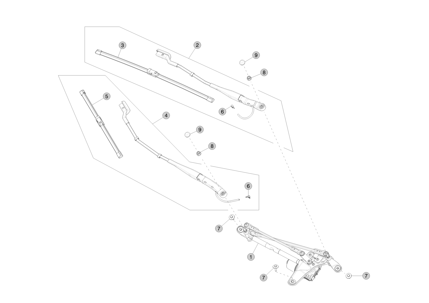BOLT&amp;WSHR[FL],M6x27,[88],ZNNI,SMAT (3 pcs.) – 1116646-00-B