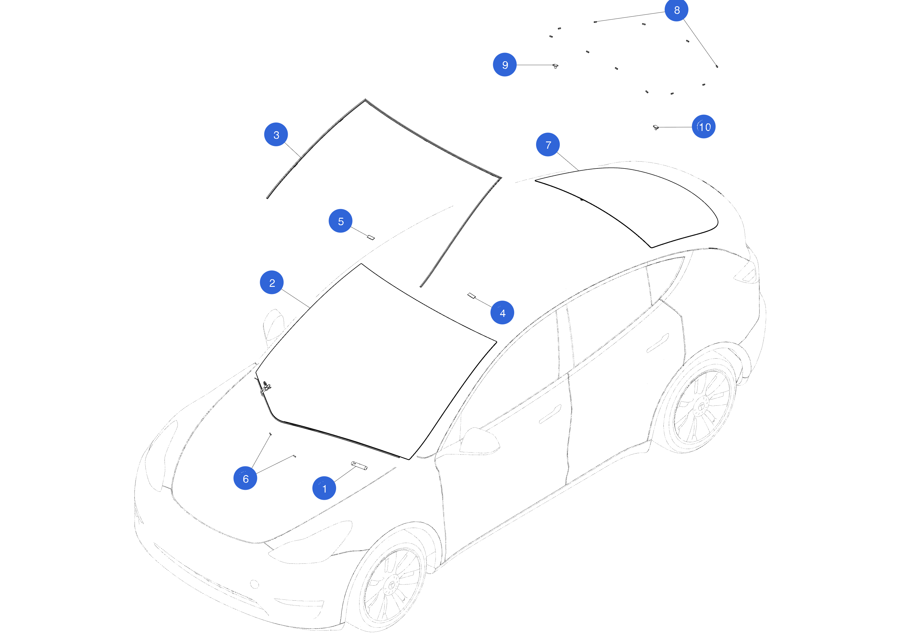 LOCATOR PIN - BACKLITE - LEFT HAND (1 pcs.) – 1509123-00-A