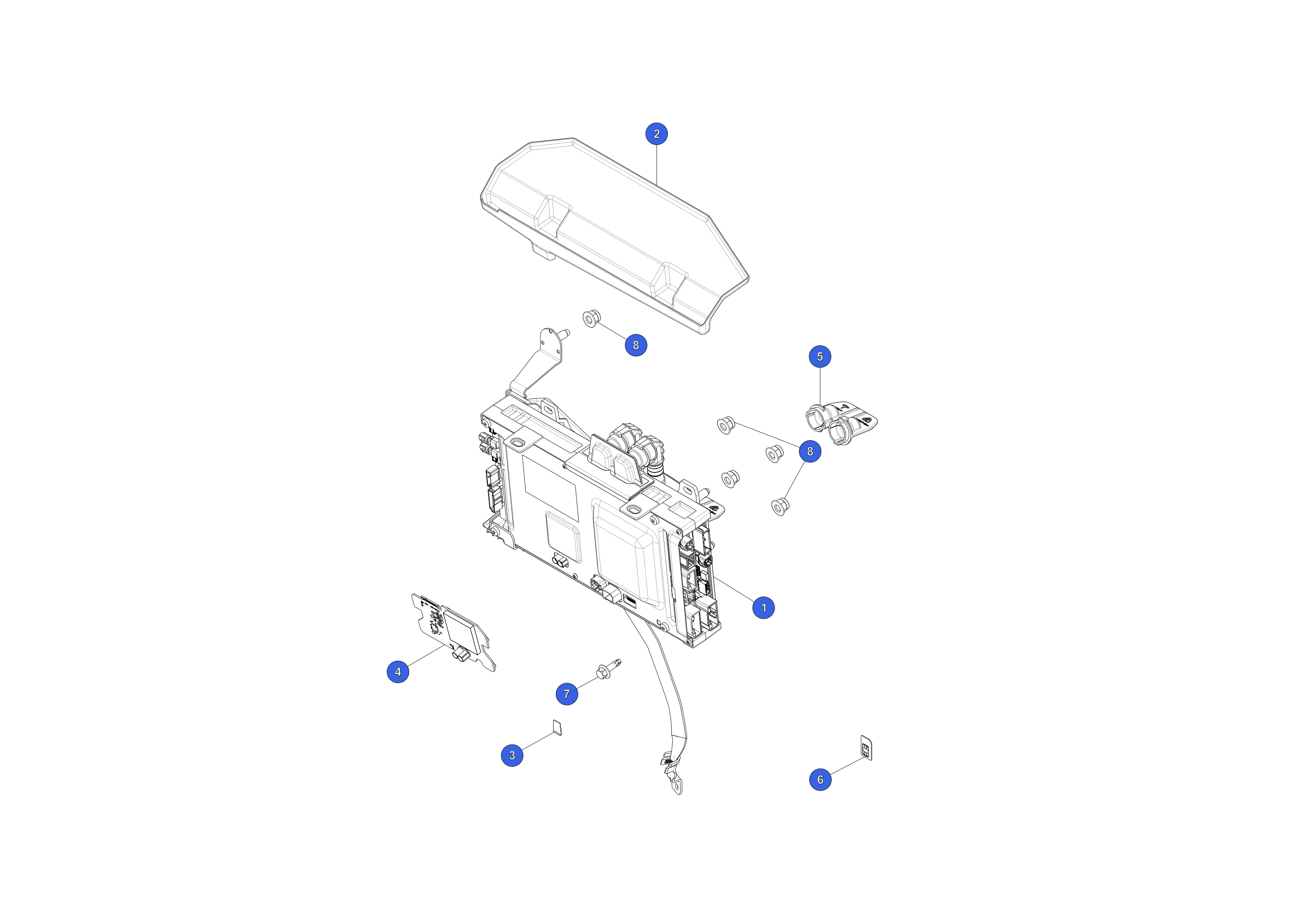 SERVICE CAR COMPUTER - LEFT HAND DRIVE - PROVISIONED – 2003219-S0-G