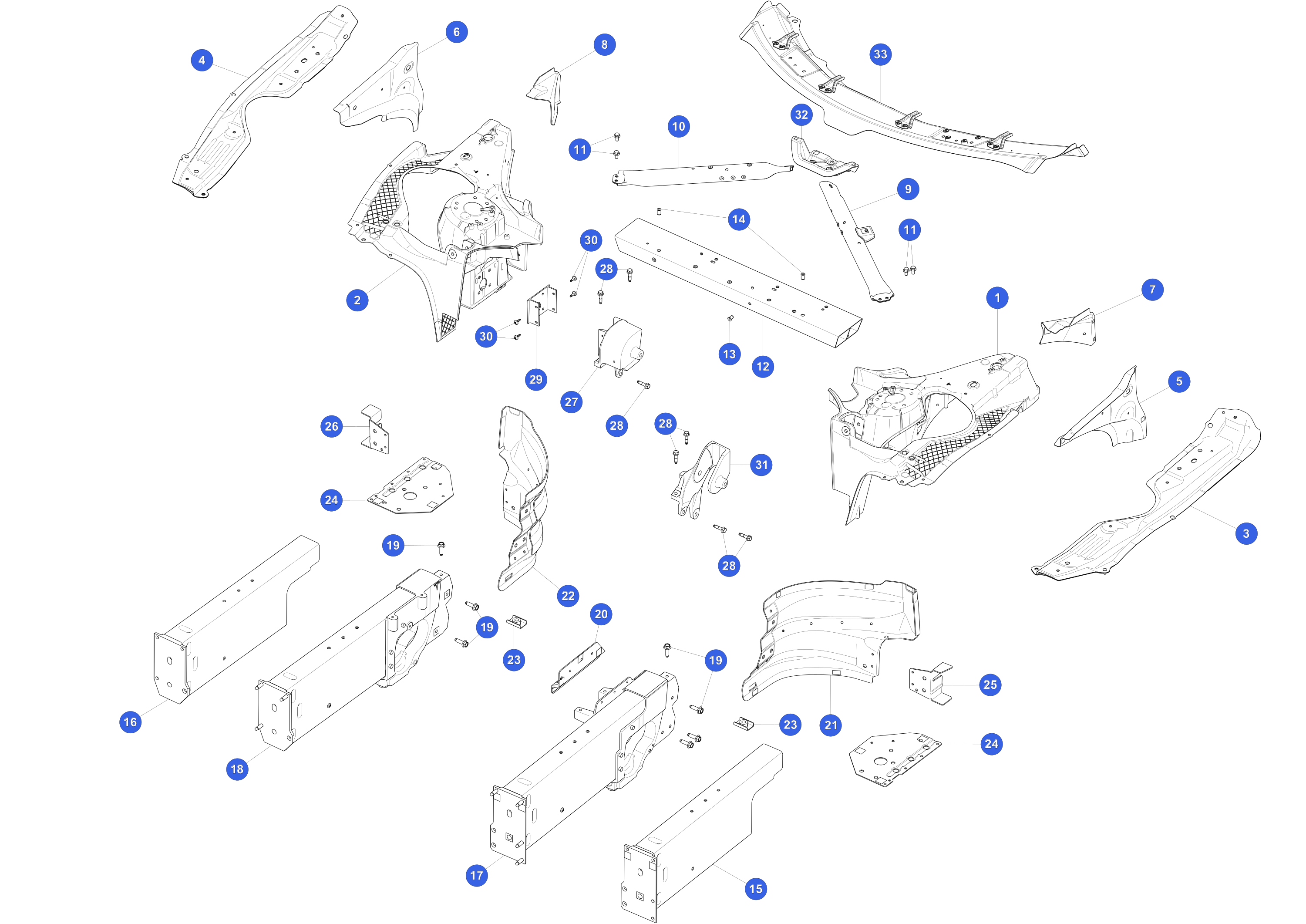 PLATE LOWER - FRONT TORQUE BOX RIGHT HAND – 1031673-00-C