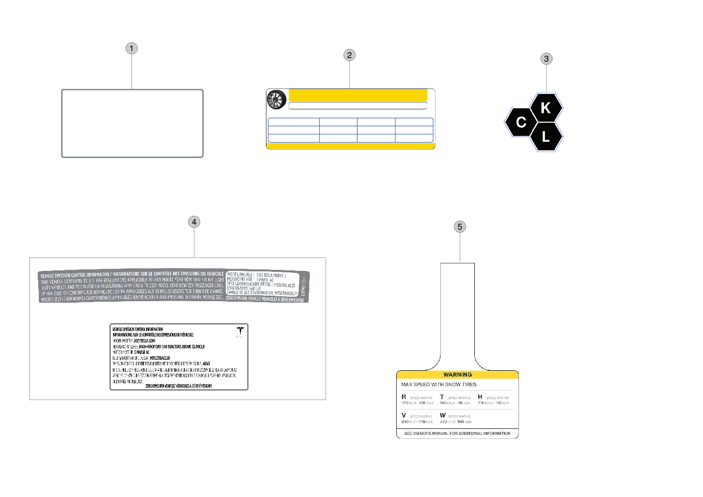 LABEL - CHARGING IDENTIFIERS – 1691926-00-B