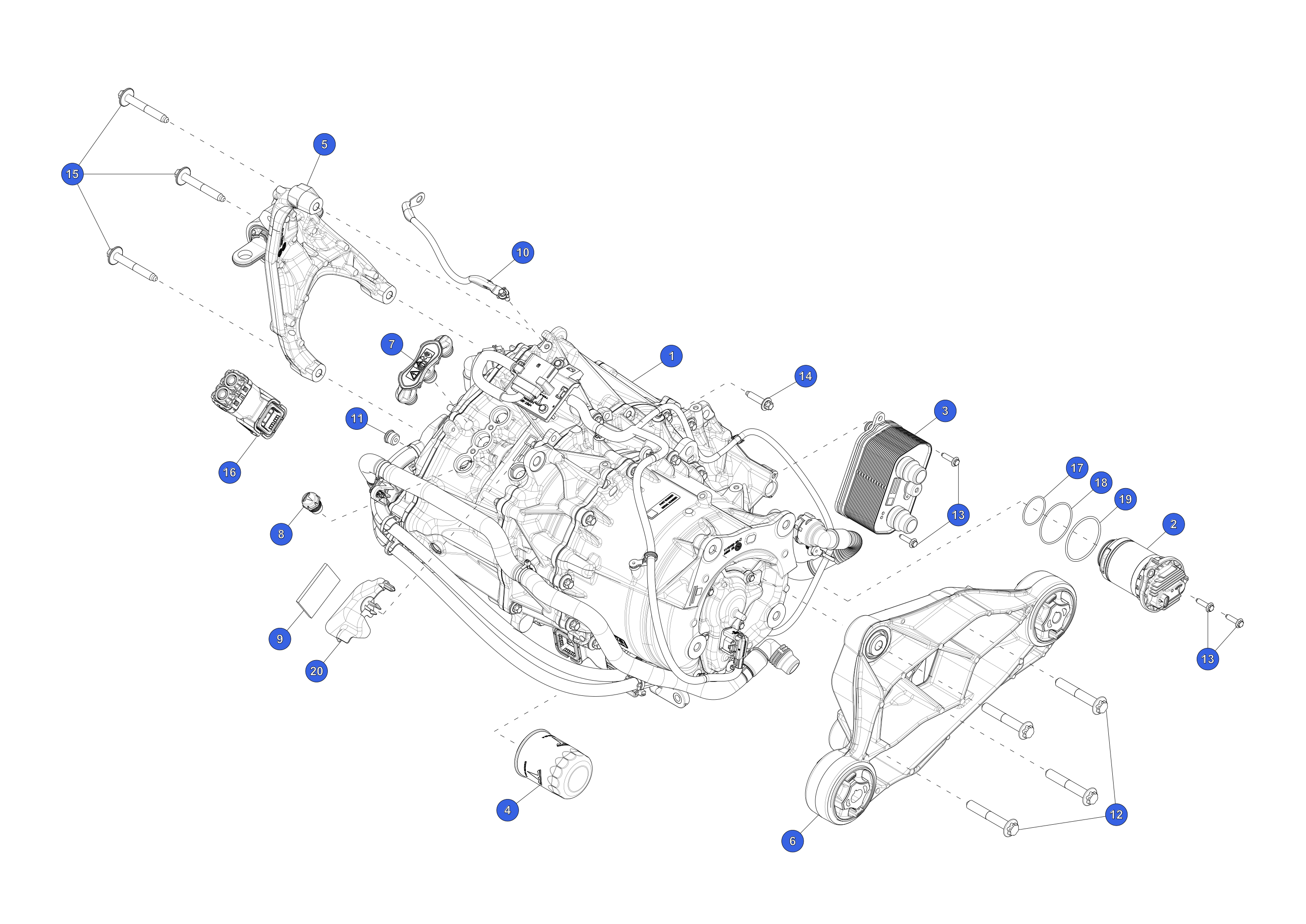 ASSEMBLY - FRONT DRIVE UNIT - P2 - LONG RANGE – 1798000-00-D