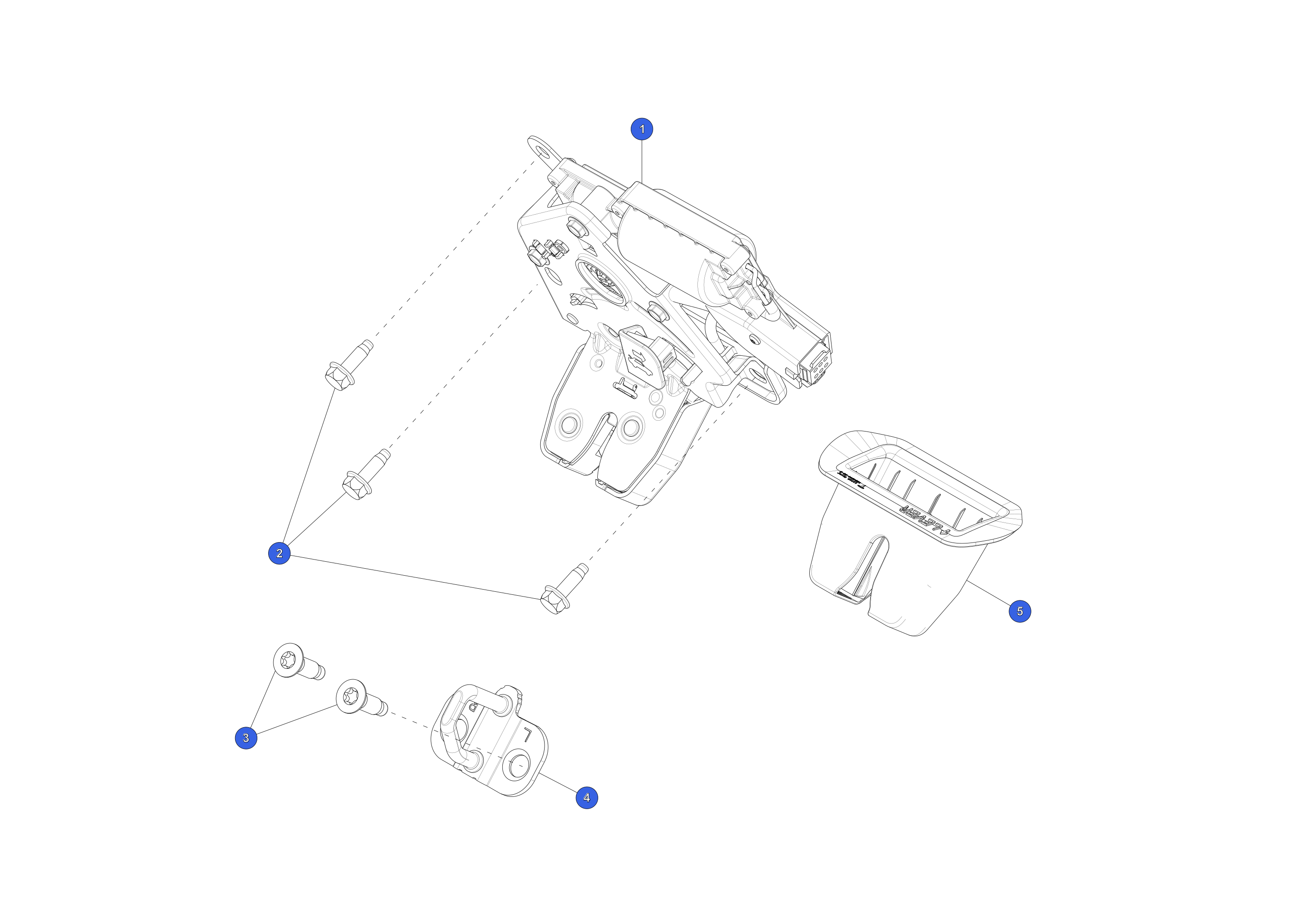 LIFTGATE CINCH LATCH COVER – 1584544-00-C