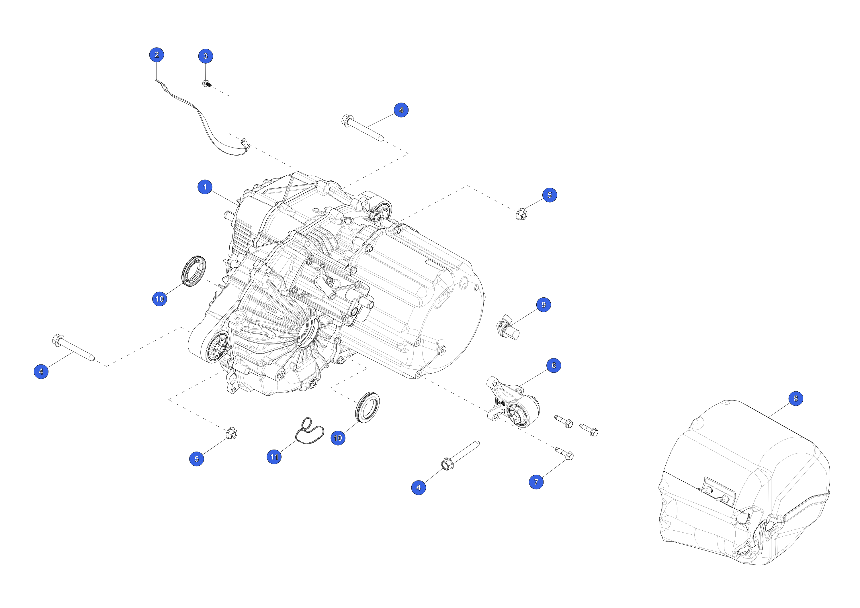 ASY, HARN, GND STRP, SDU TO BODY - REAR – 1047494-00-A