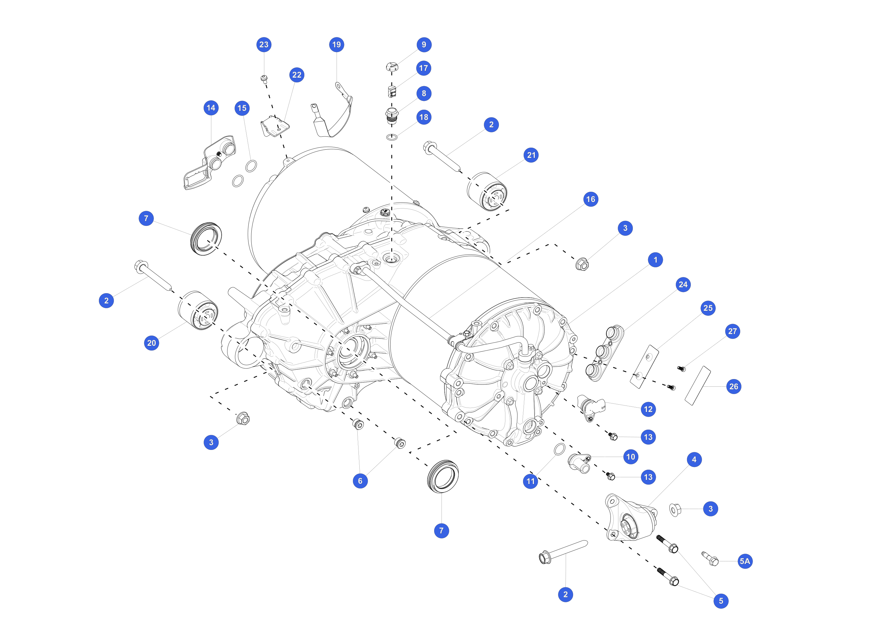 HIGH VOLTAGE INVERTER ENCLOSURE COVER O-RING (25 pcs.) – 1003784-00-A