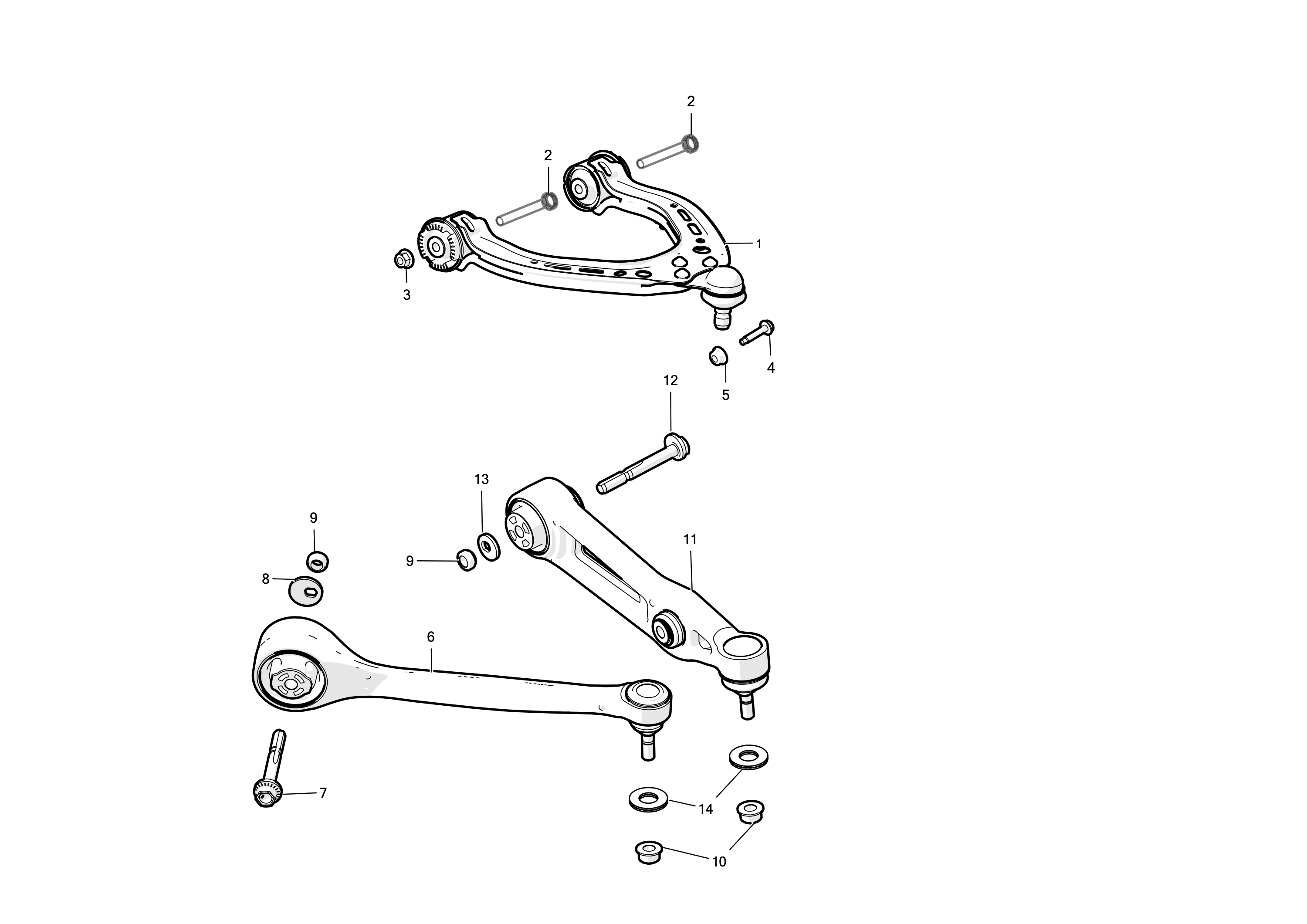 FORE LINK ASSEMBLY - LEFT HAND – 1041570-00-B