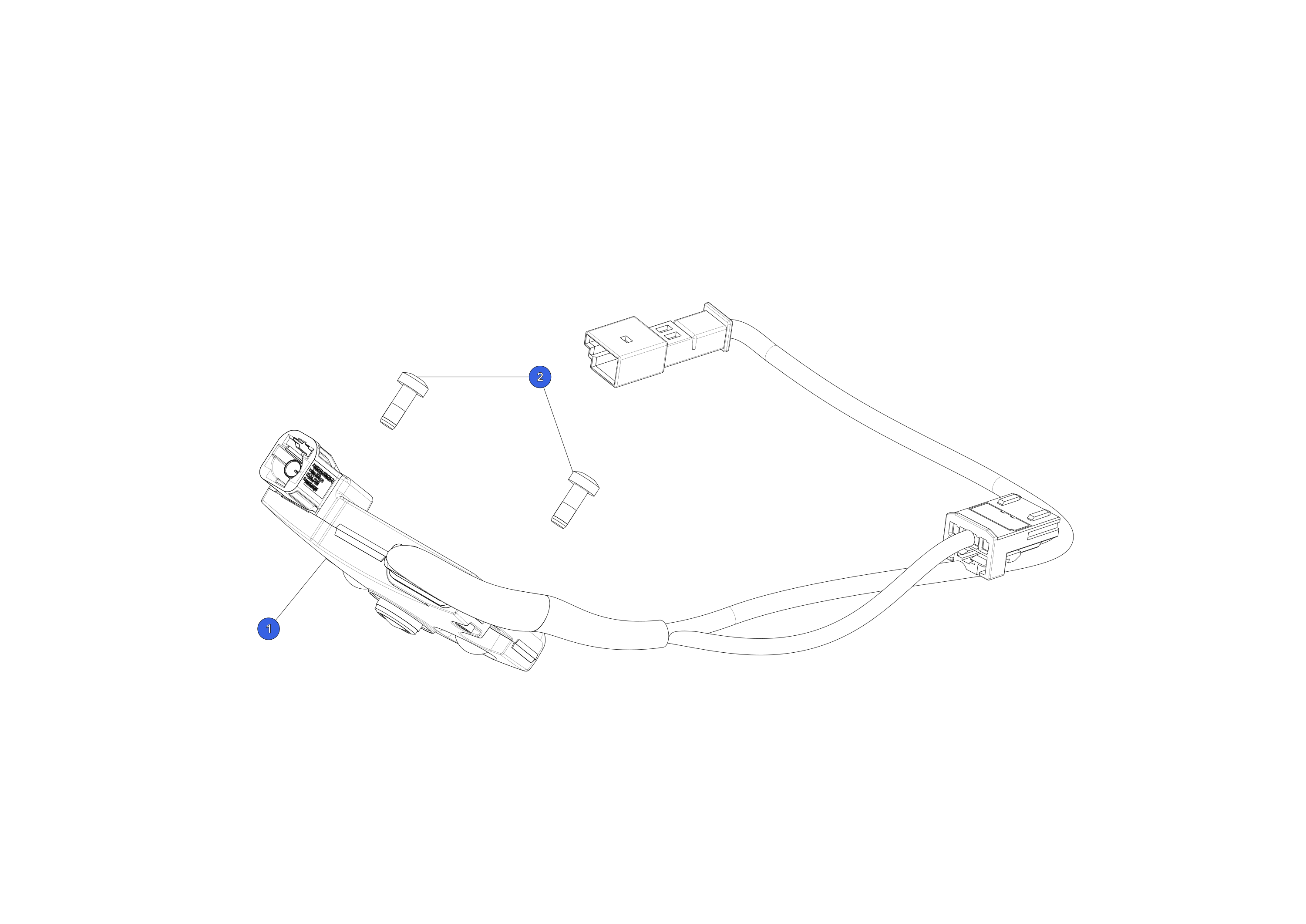 INTERIOR CAMERA ASSEMBLY - LEFT HAND DRIVE – 1948005-00-A