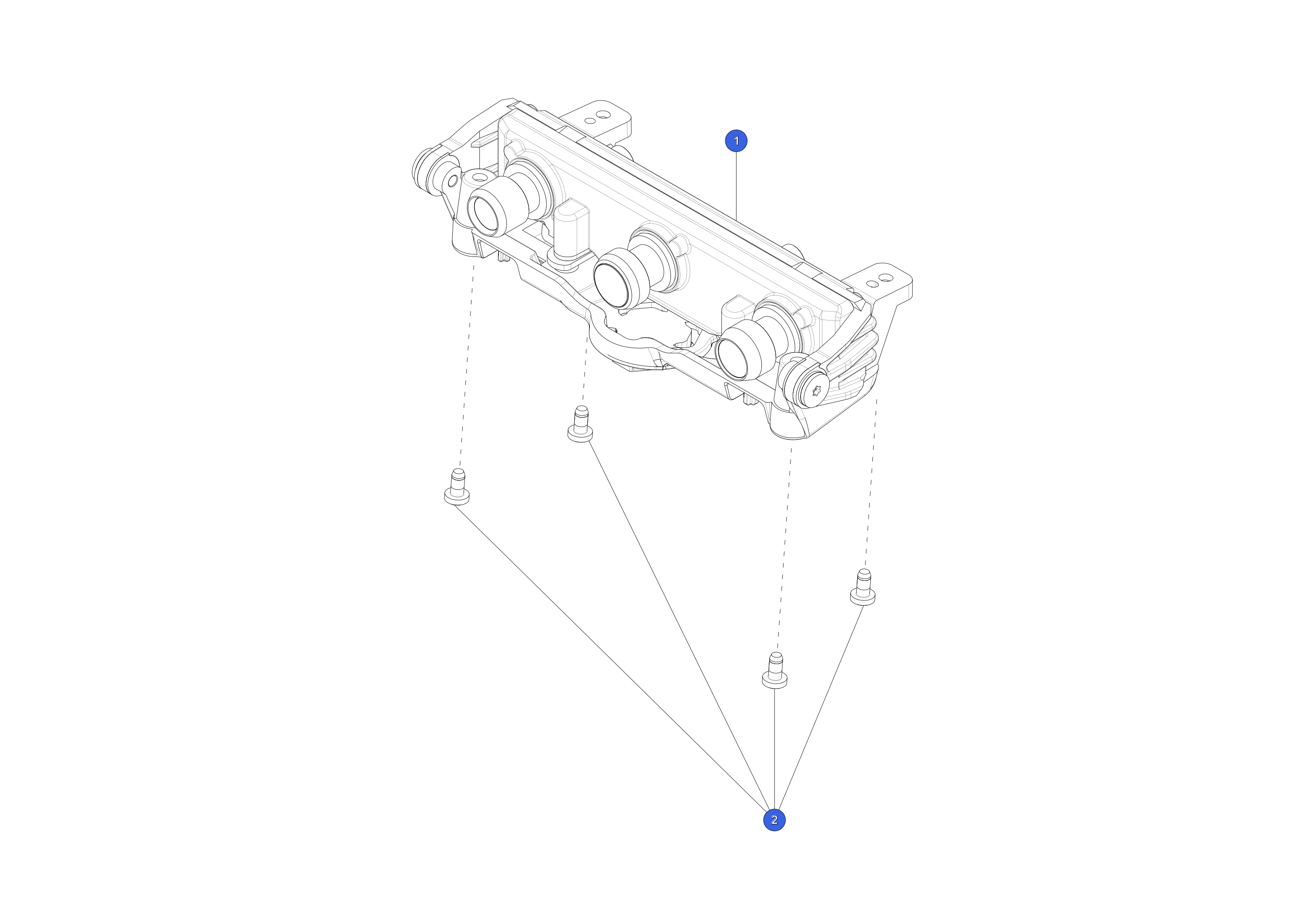 ASSEMBLY FORWARD BI-CAMERA – 1738125-00-F