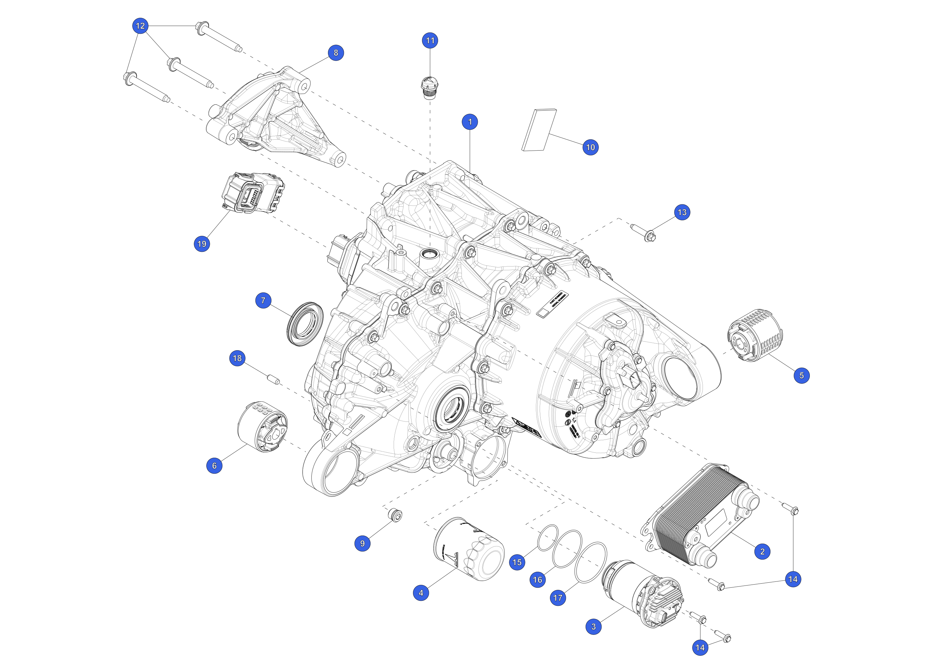 LEFT HAND MOUNT ASSEMBLY - 3DUR – 1095337-00-D