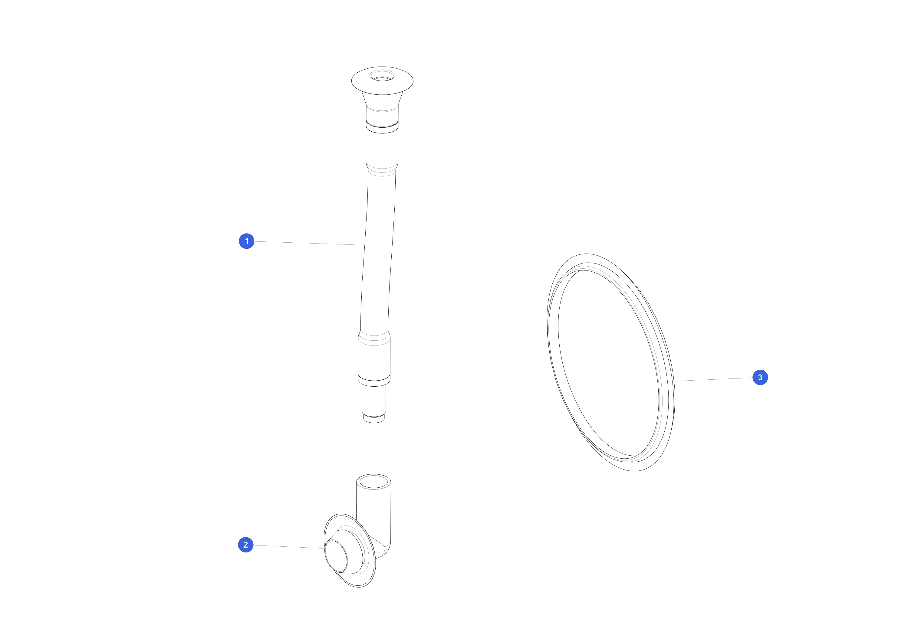 ELBOW-DRAIN TUBE ASSEMBLY – 1023052-00-A