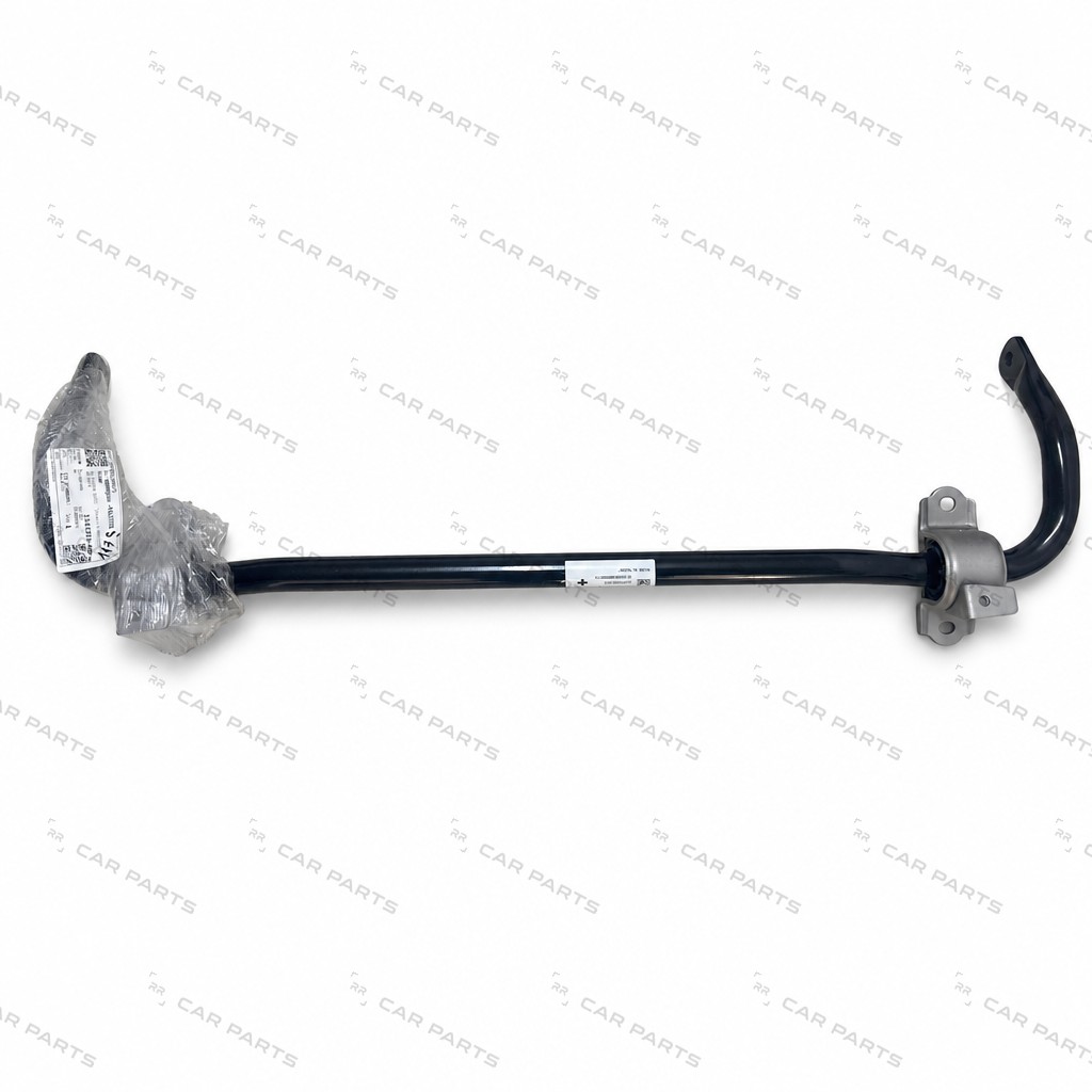 Real part photo: 1344394 - 1344394-00-A - FRONT STABALIZER BAR ASSEMBLY 27 MM x 4.4 MM - PERFORMANCE for Model 3 (Sep 2023) Highland - RR CAR PARTS