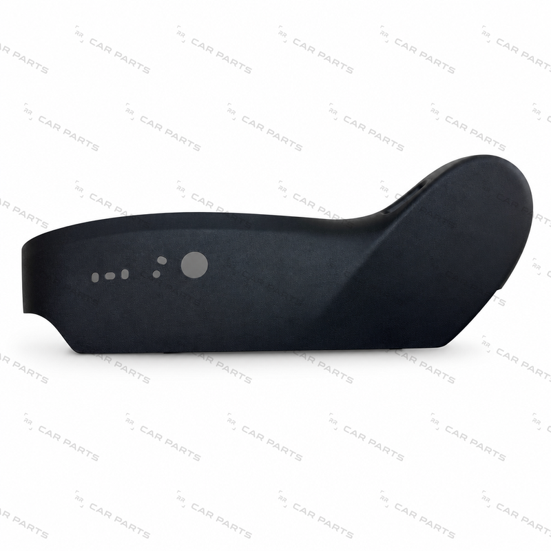 Real part photo: 1638332 - 1638332-00-C - FIRST ROW OUTBOARD SIDESHIELD - FOR LEFT HAND SEAT - LUMBAR - LEFT HAND DRIVE for Model Y (2020 - 2024) - RR CAR PARTS