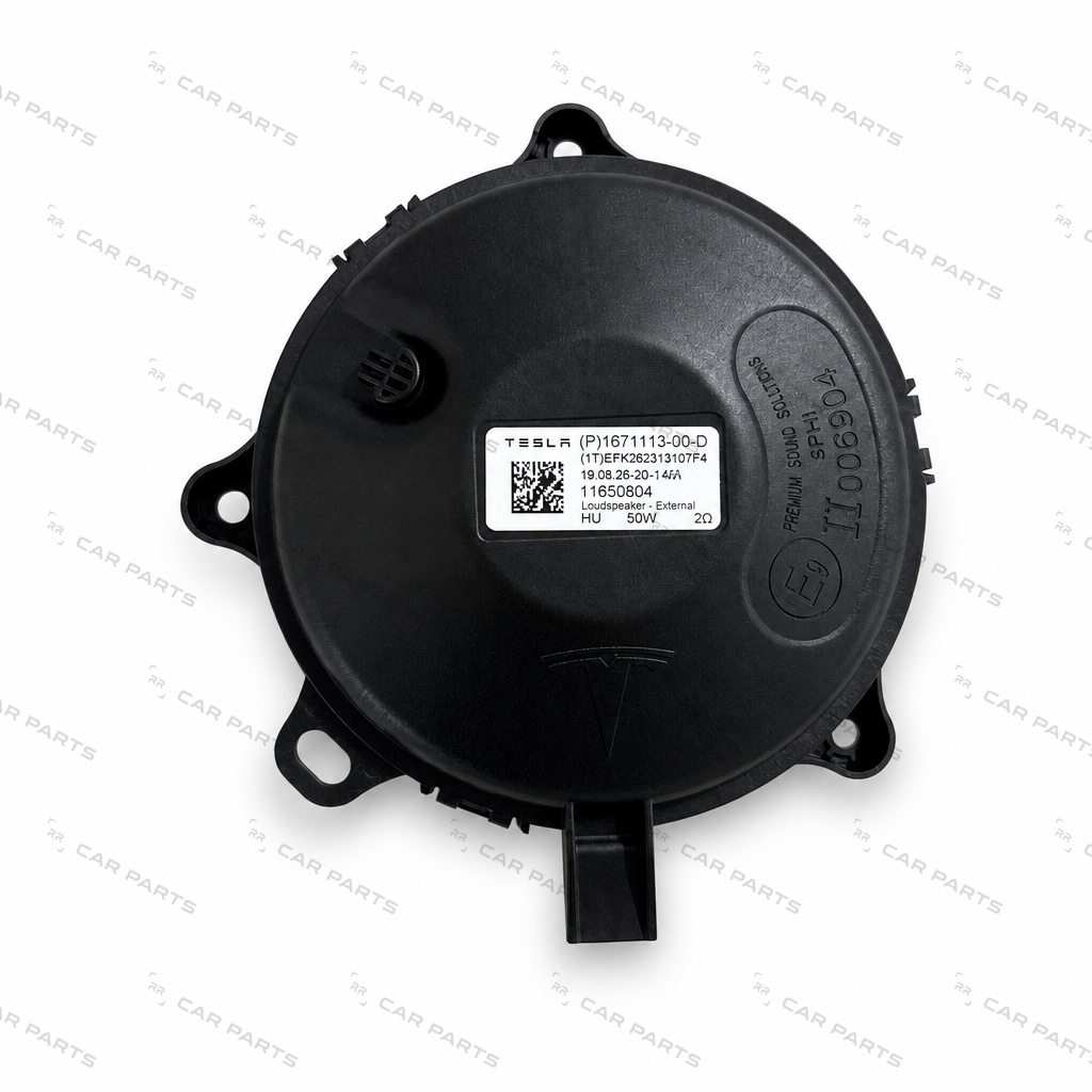 Real part photo: 1671113 - 1671113-00-D - AUDIO, SPEAKER, SUPER HORN, MYSP for Model Y Juniper - RR CAR PARTS