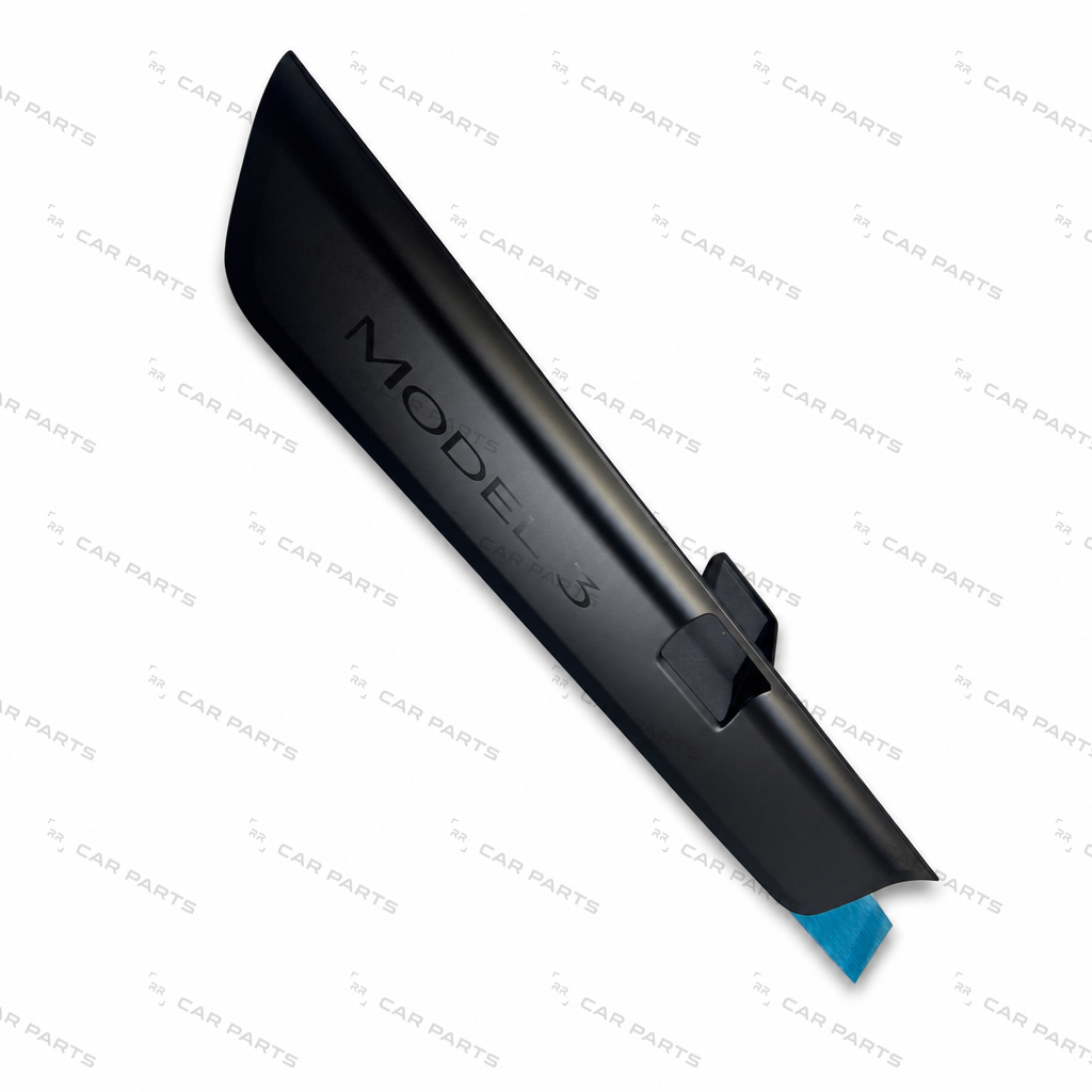 Real part photo: 1763667 - 1763667-00-E - FRONT SILL PLATE- LEFT HAND for Model 3 (Sep 2023) Highland - RR CAR PARTS