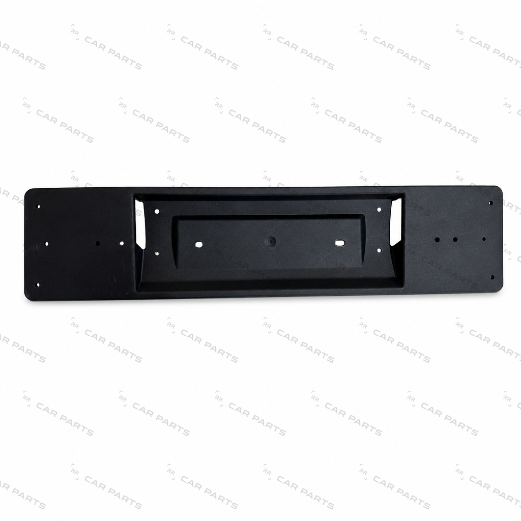 Real part photo: 1898729 - 1898729-00-F - FRONT LICENSE PLATE BRACKET EUROPE for Model Y Juniper - RR CAR PARTS